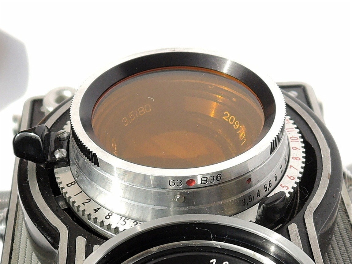 Flexaret G3 B36 Color Filter MEOPTA Genuine Accessories Bayonet Orange TOP