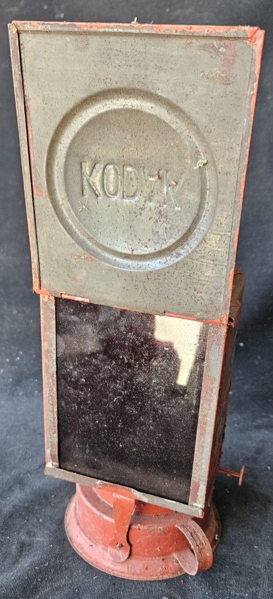 antique Kodak film/ cameras kerosene black room light