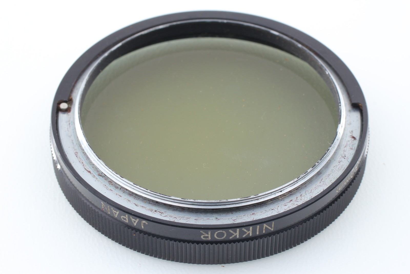 [Near MINT] Nikon Nikkor 52mm Polarizing Filter in Leather Case From JAPAN