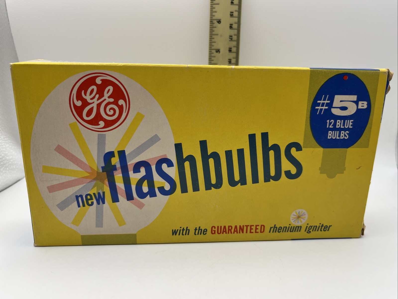 Vintage GE #5B Flashbulbs 12 PACK New Old Stock