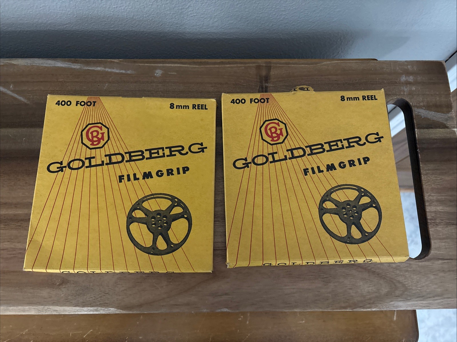 Lot Of 10 Vintage Movie Reel Super 8 Empty 400 Feet In Box