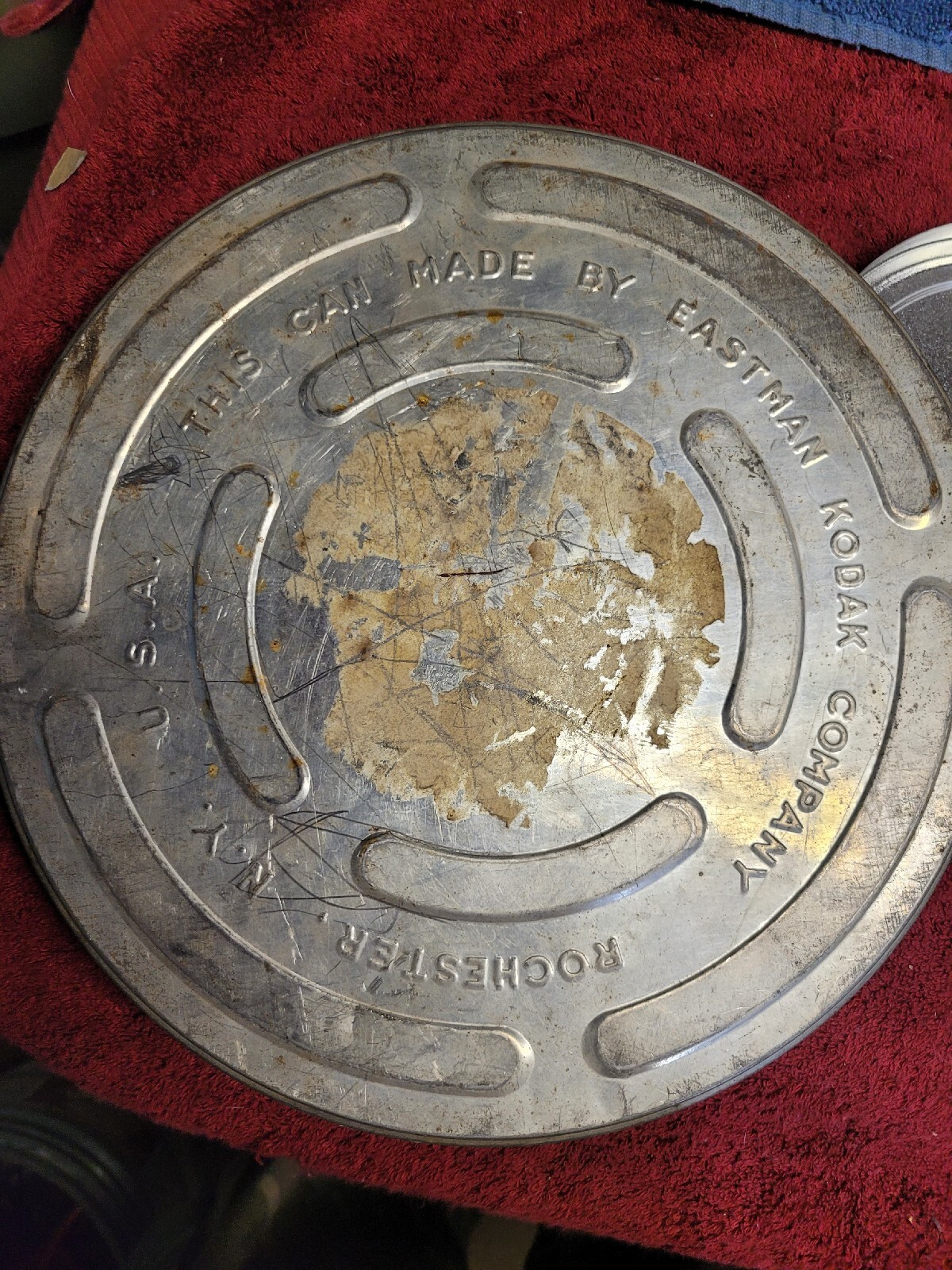 Vintage Film Reel Holder Tins Set