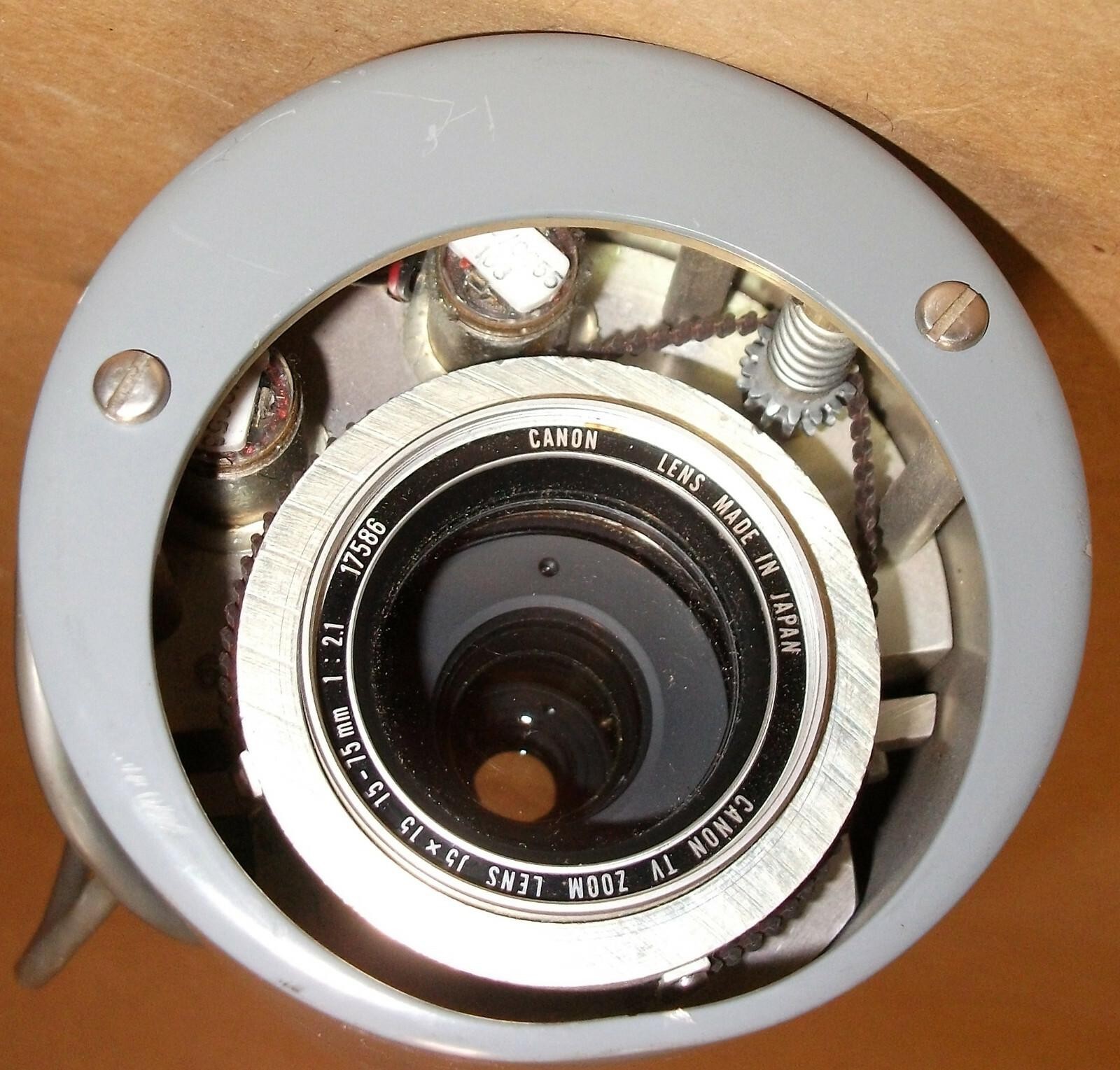 CAMERA LENS PELCO TV-J5C CANON JAPAN TELEVISION ZOOM 15-75MM 1:2.1 MOTOR DRIVE