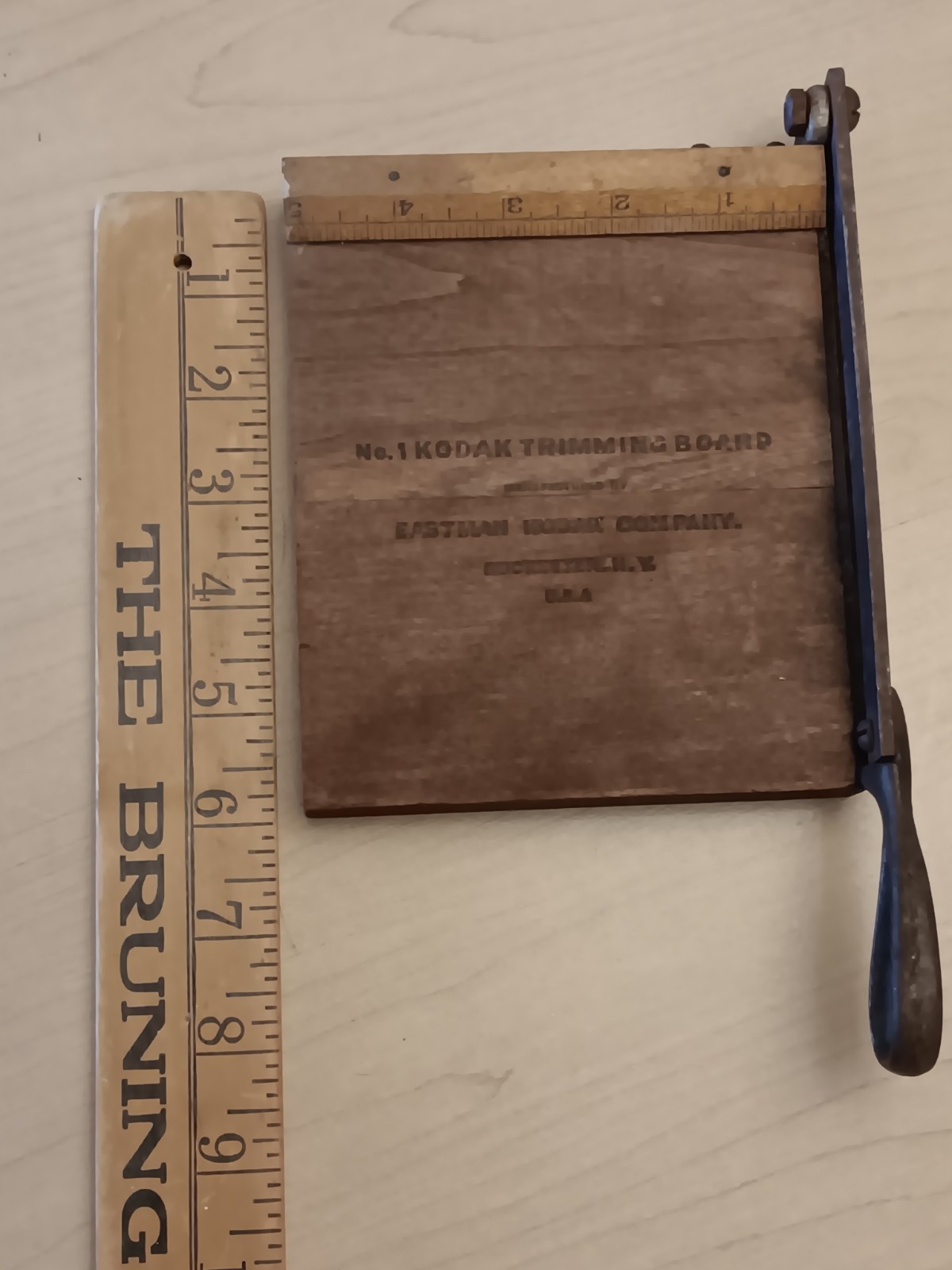 Vintage No.1 KODAK Trimming Board USA