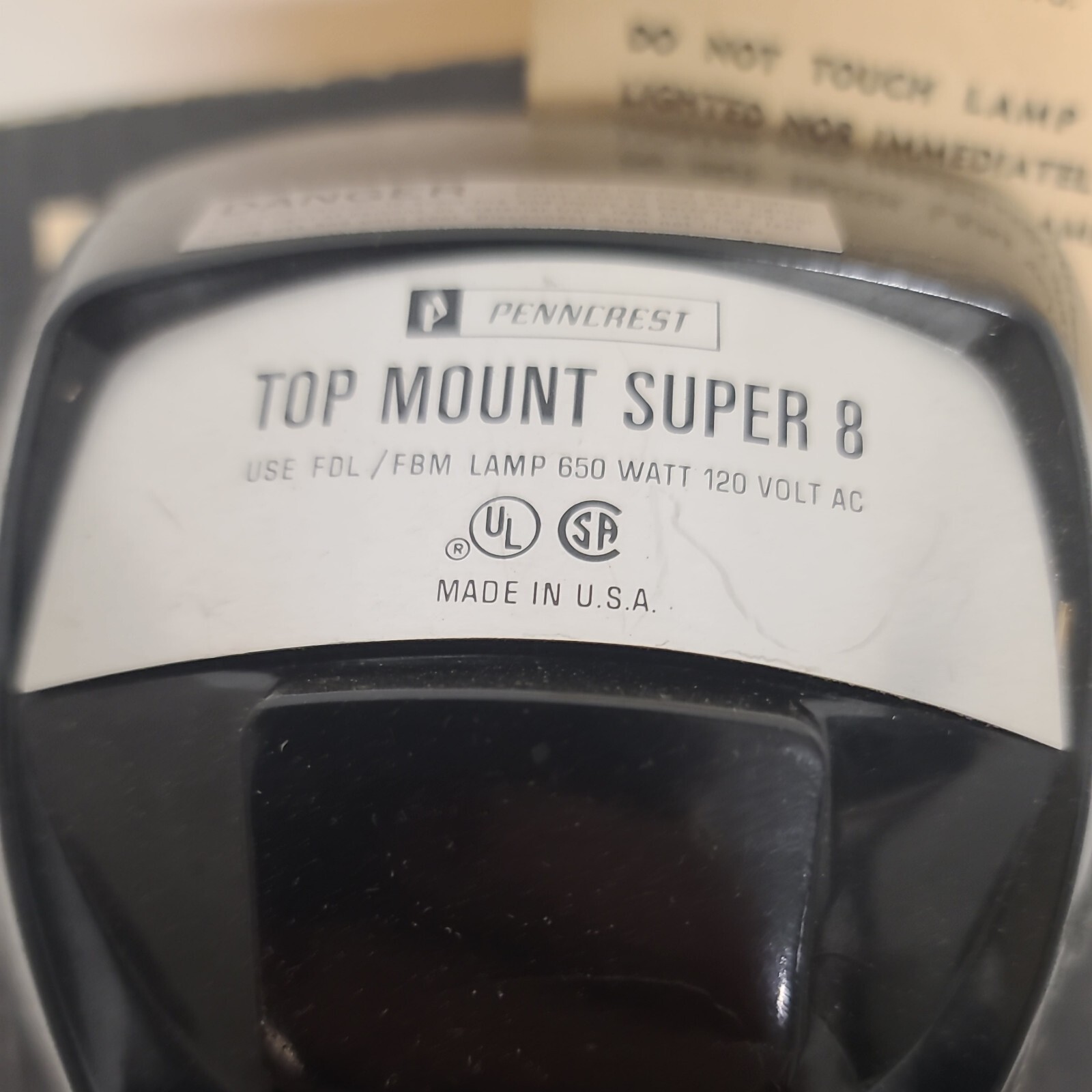 Penncrest Super 8 Sealed Beam Movie Light Photography Working Condition Prop Lit