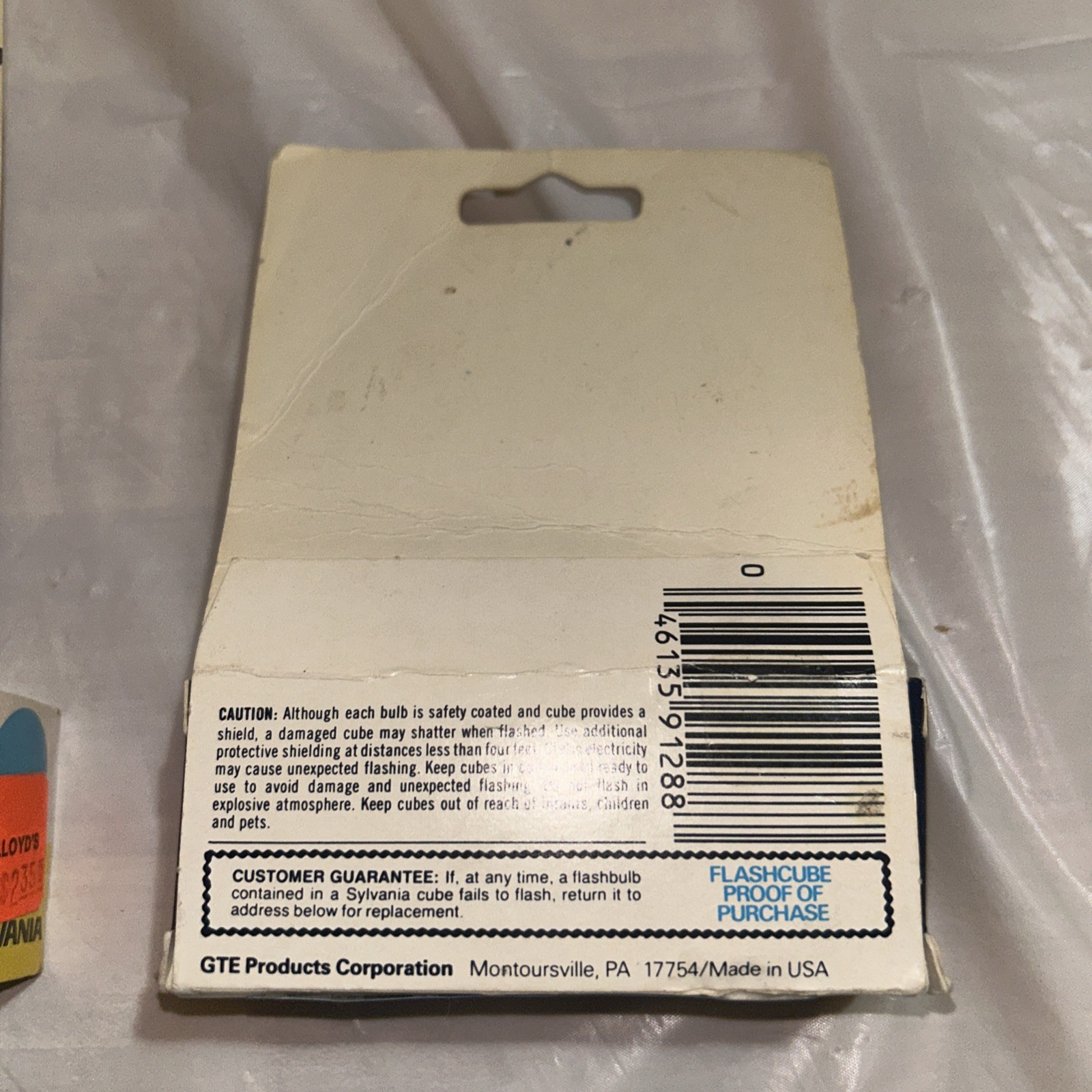 Vintage Sylvania Blue Dot Camera Flash Cubes 3-Pack + 1 In 2nd Pack