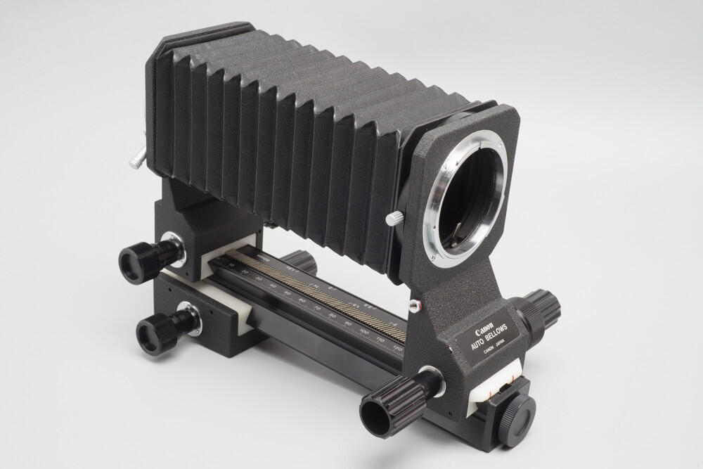 Canon FD Auto Bellows with Original Canon Double Cable Release, Macro Close-Up