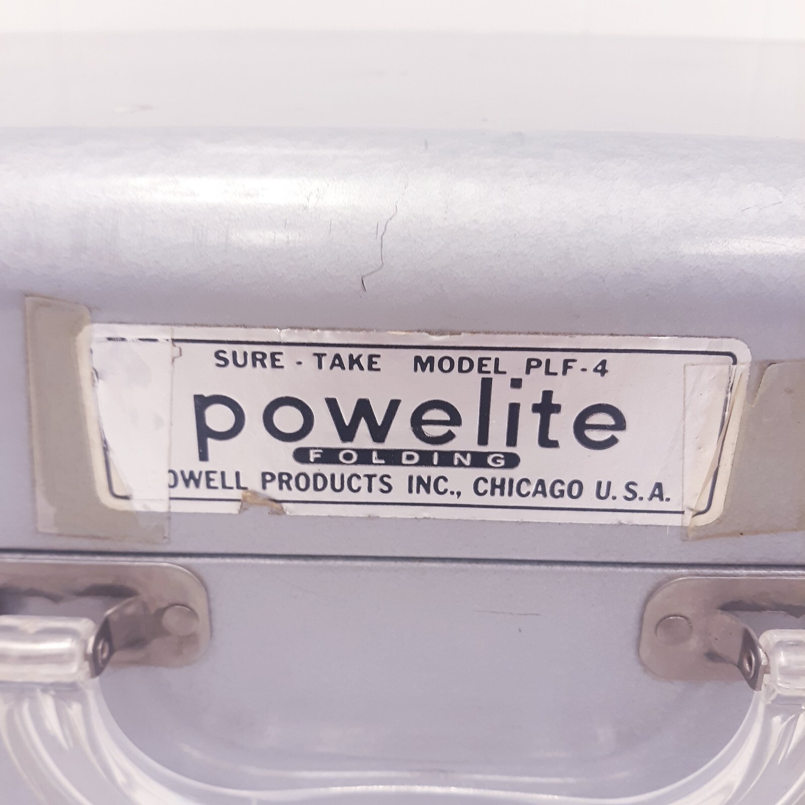SURE TAKE PLF-4 POWELITE FOLDING PORTABLE CAMERA LIGHT SYSTEM VINTAGE W/ CASE