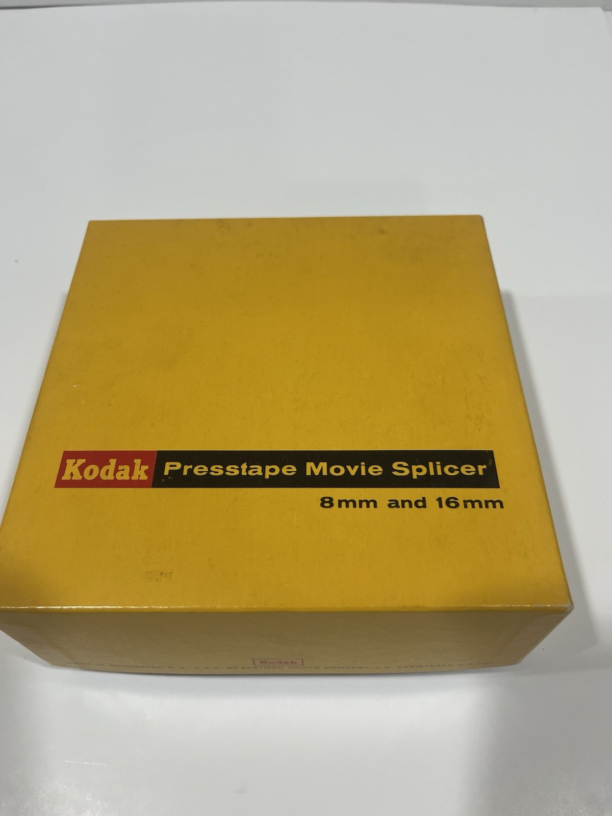 Kodak Presstape Movie Splicer 8mm And 16mm Original Box No 64 Vintage USA Made