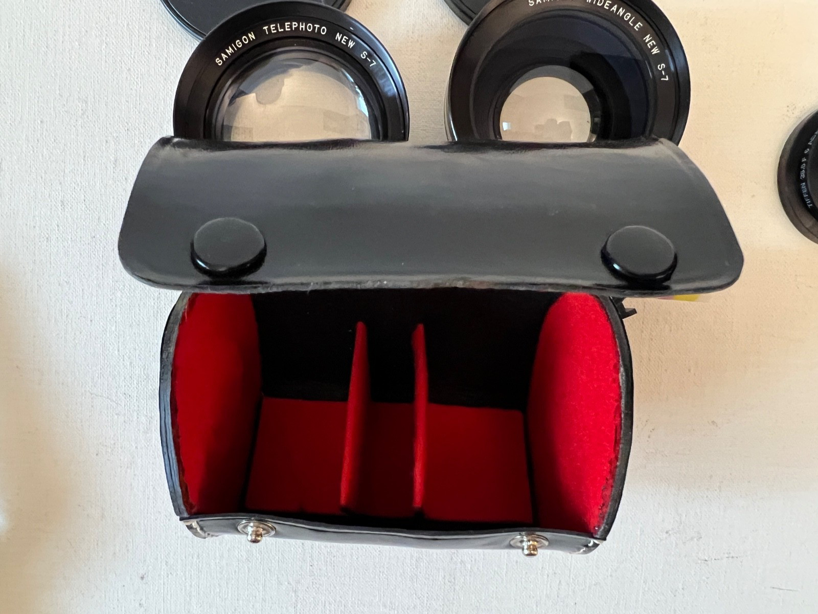 Samigon Wide Angle & Telephoto 2 LENS Set w/ case, Telewide Finder, Tiffen 35.5F