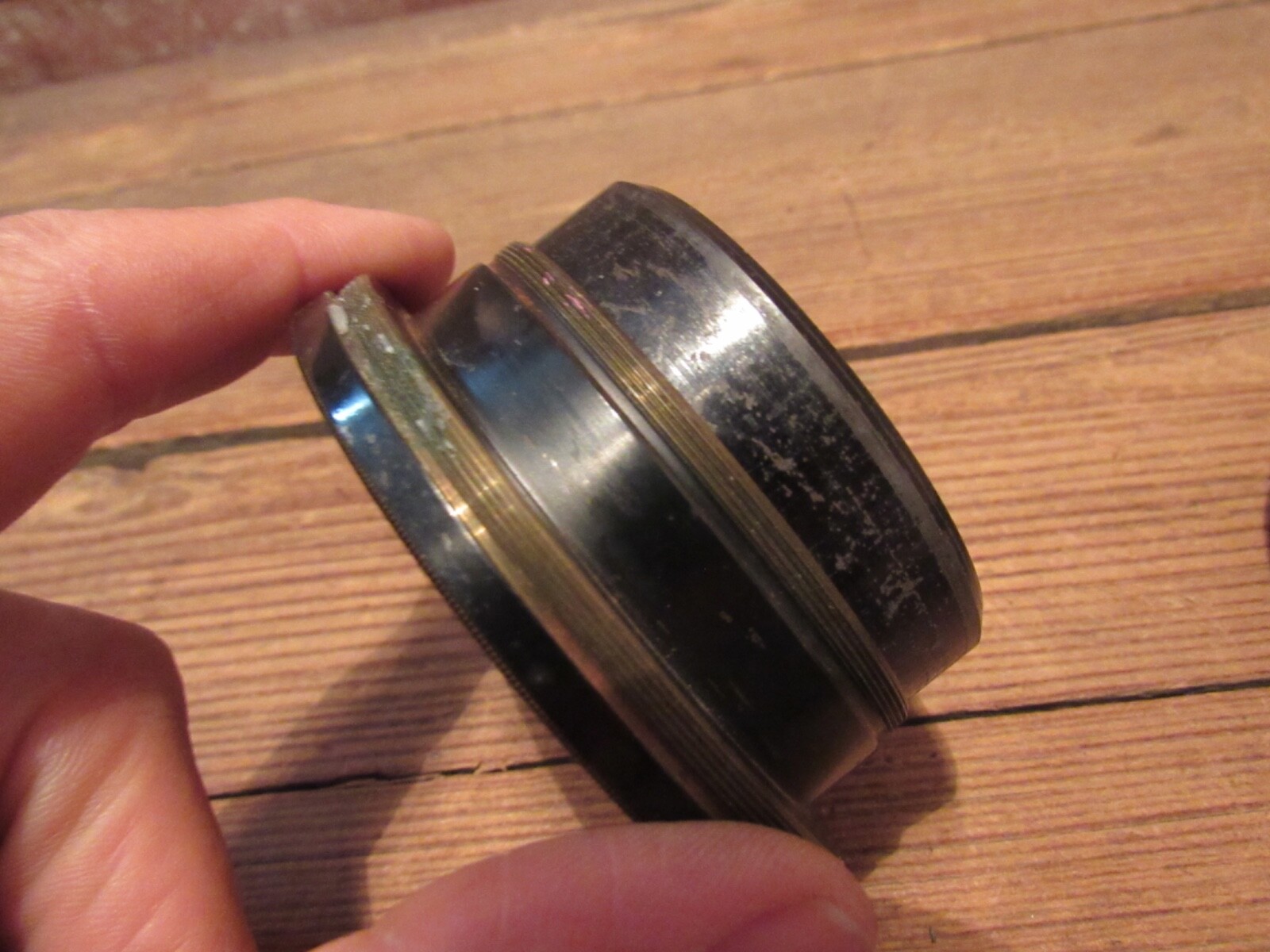 Vintage Brass Carl Zeiss Jena Tessar Lenses Format Film Photography