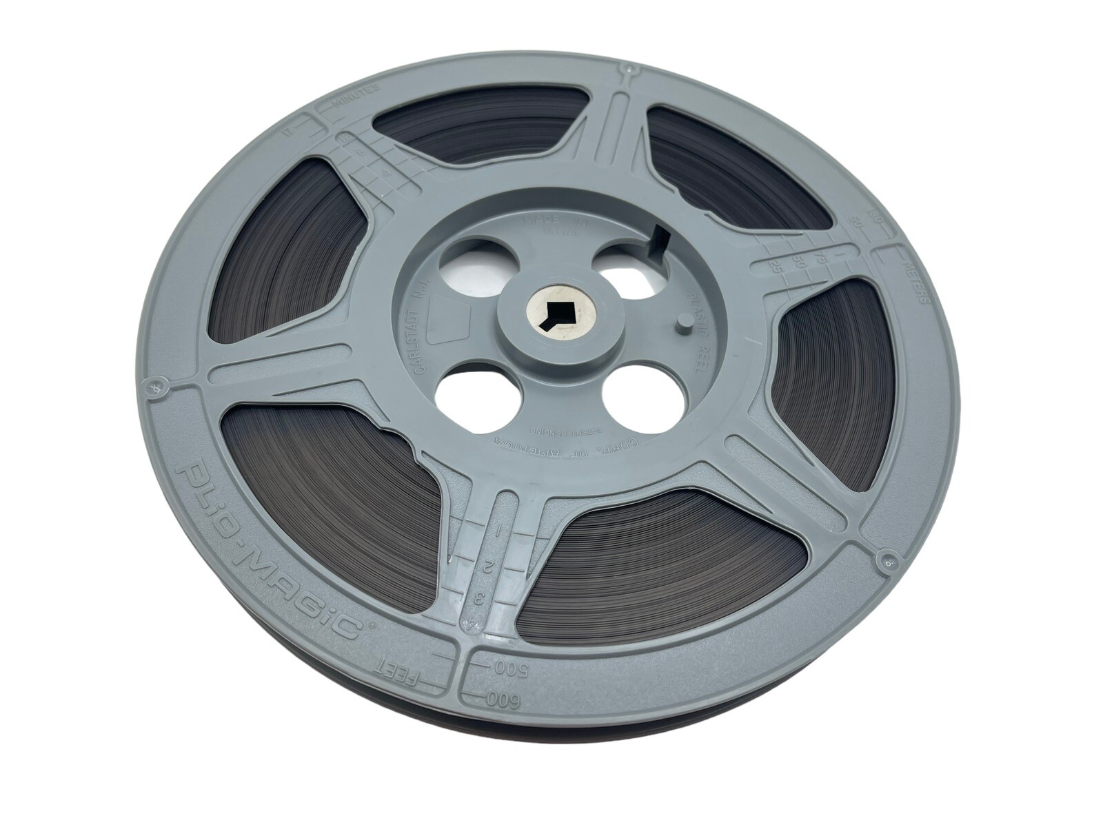 Vintage Plio-Magic 16mm Film Archival Plastic Storage Box 9″ Reel Film & Case