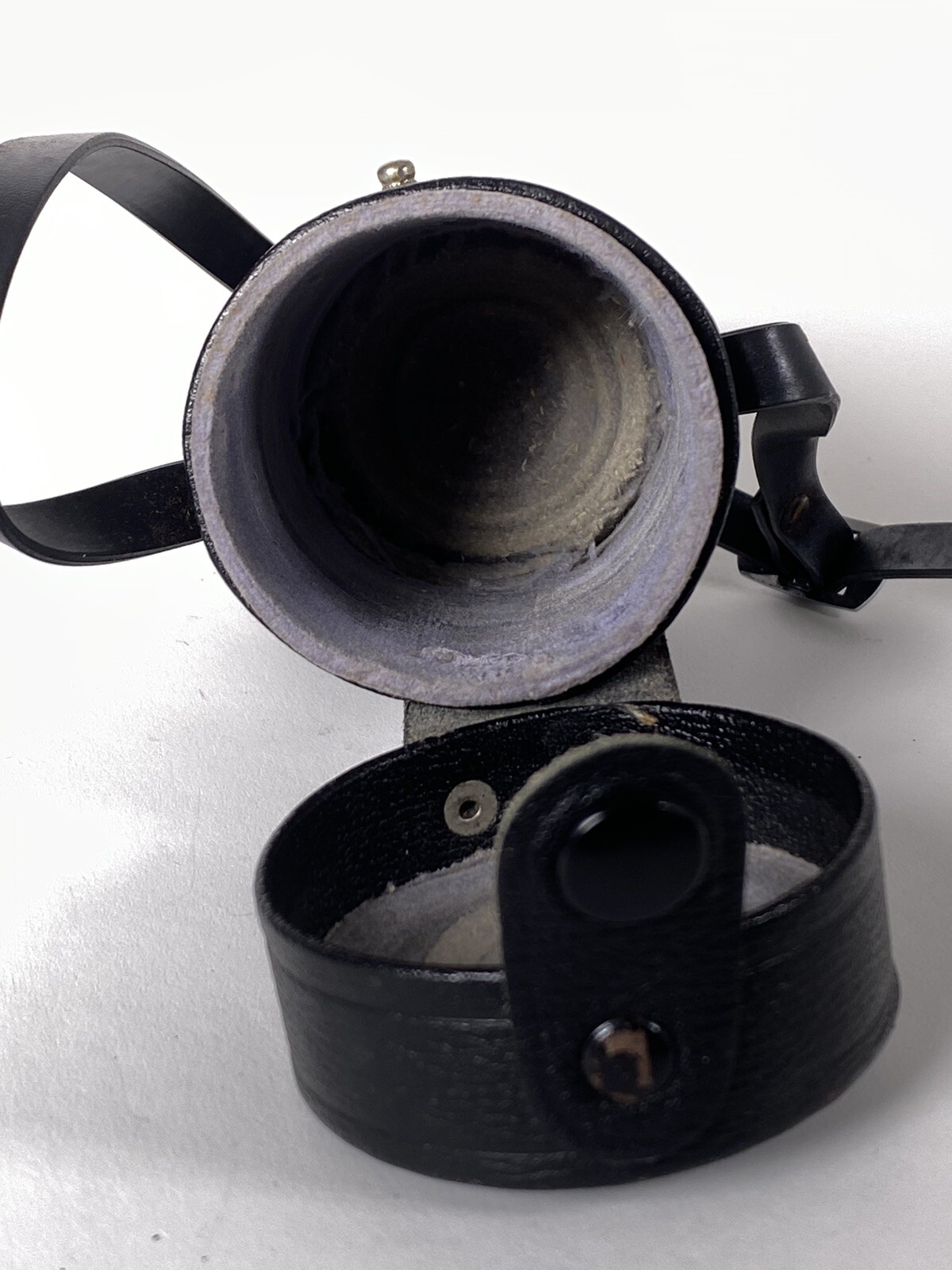 OEM Olympus Pen F leather lens Hard case for 100mm f3.5 Auto-T Half Frame Lens