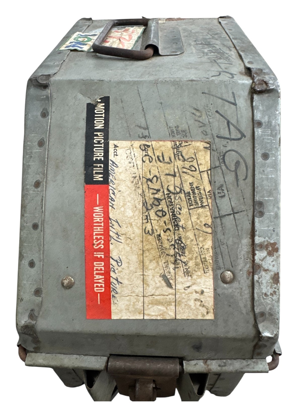 Cannister Vintage Foster Theatre Youngstown Rocky Horror Show Film Container