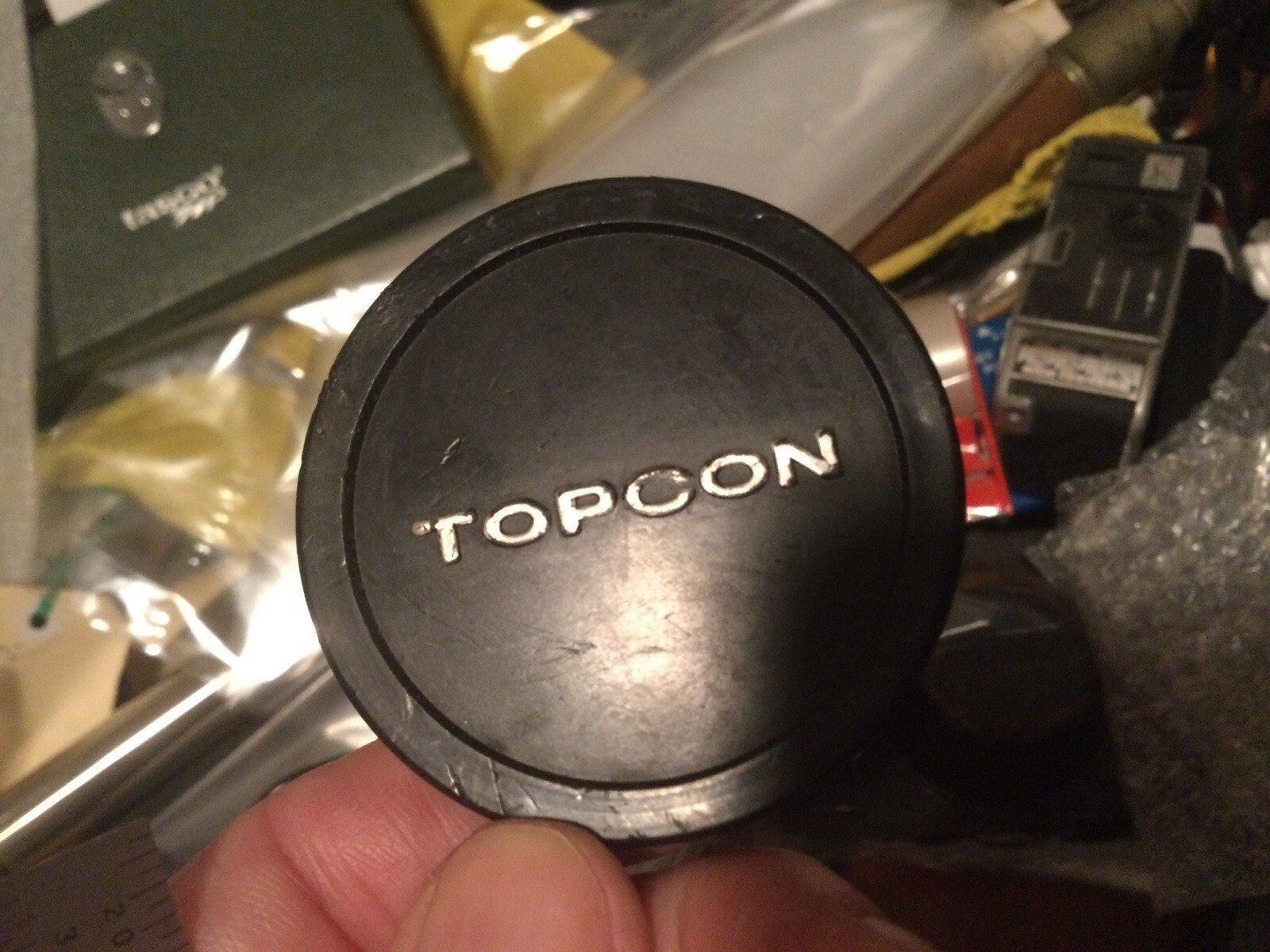 TOPCON Genuine 51/52mm Diameter USED LENS CAP Suit Unirex – See Photos