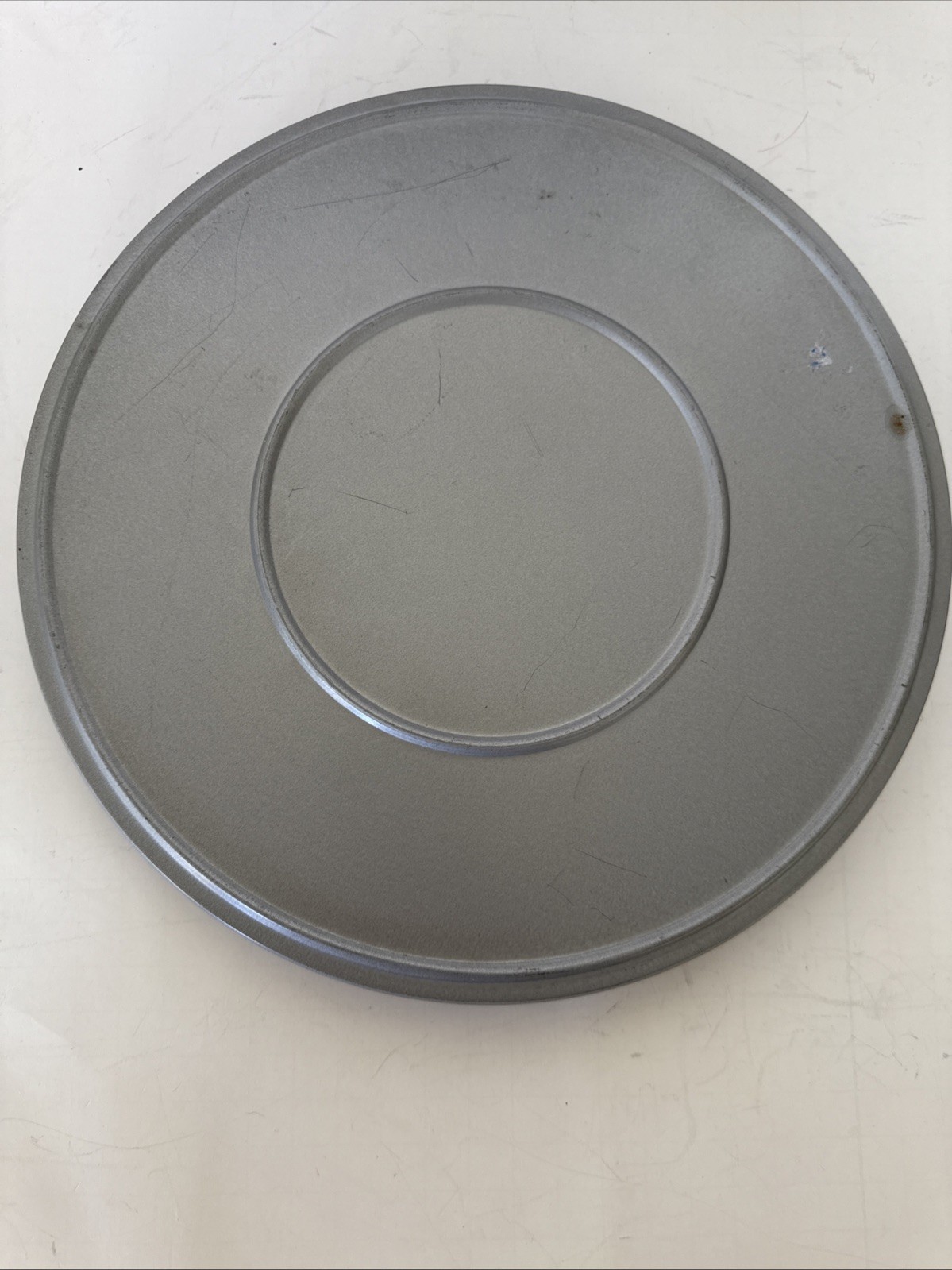 Vtg Motion Picture Enterprises 16mm Metal Film Reel 10 3/4in Canister Art Decor
