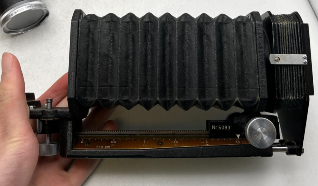 Leitz Leica Visoflex I Focusing Bellows / Mirror Box Finder / Magnifier w/ Case