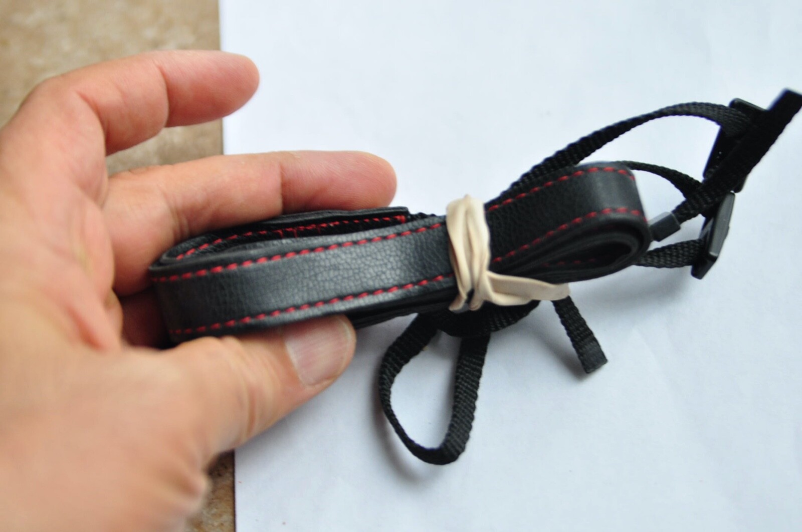 Leica Strap and Haoge THB-QB them Up grip for Leica Q2 cameras