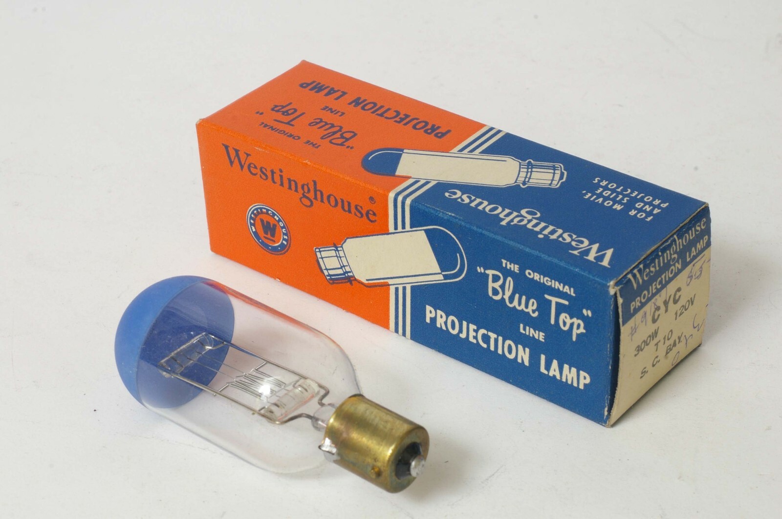 F90458~ CYC Westinghouse Blue Top 300W 120V Projection Bulb Lamp