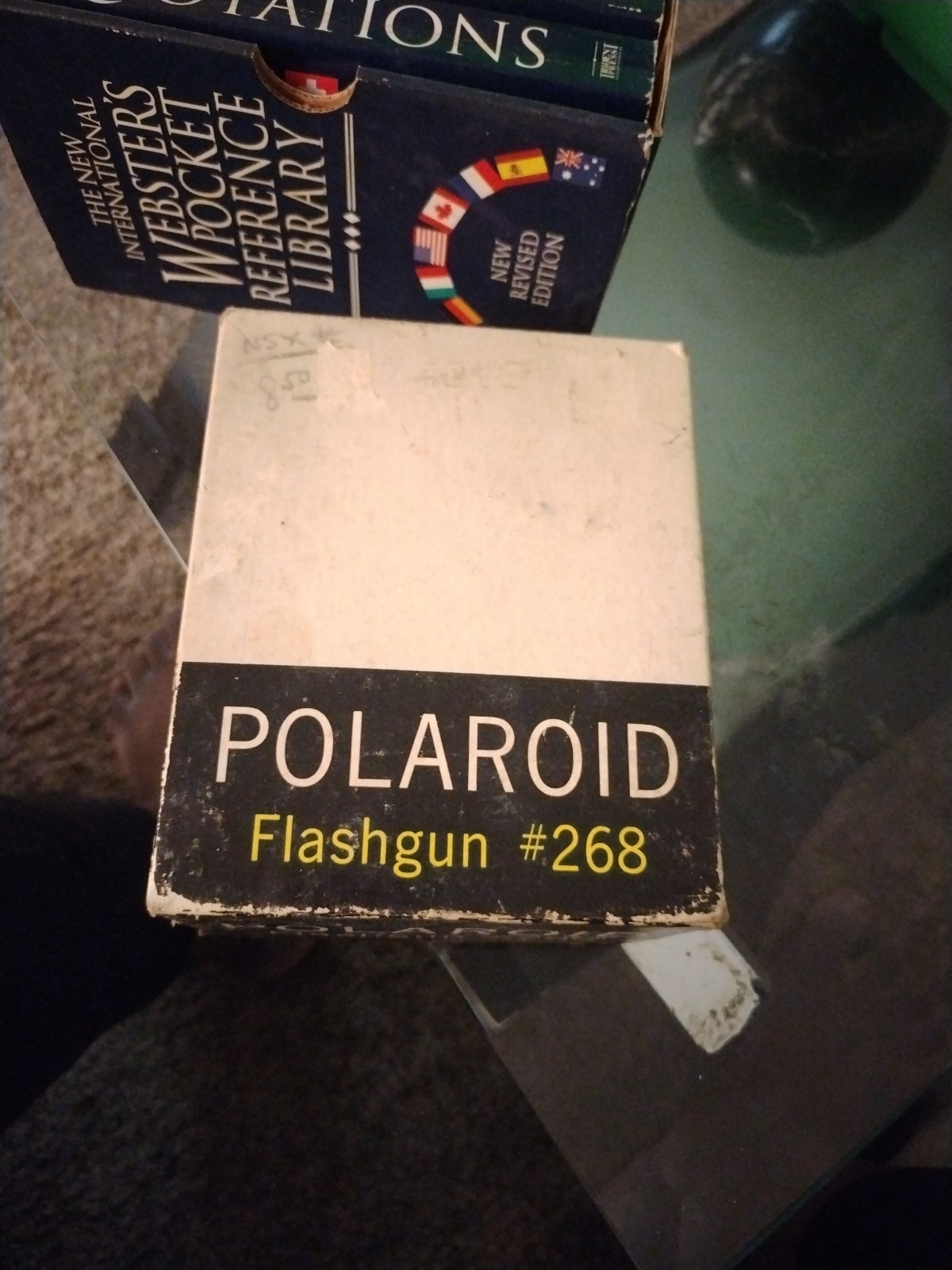 Vintage Camera Polaroid Flashgun Model #268 With Original Box