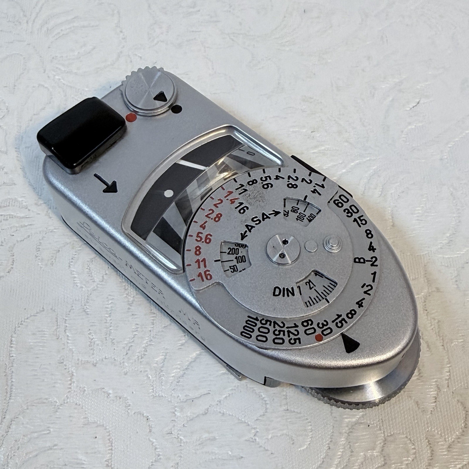 Leica Light Meter MR Chrome For Leica M Camera WORKING Box, Papers, New Battery