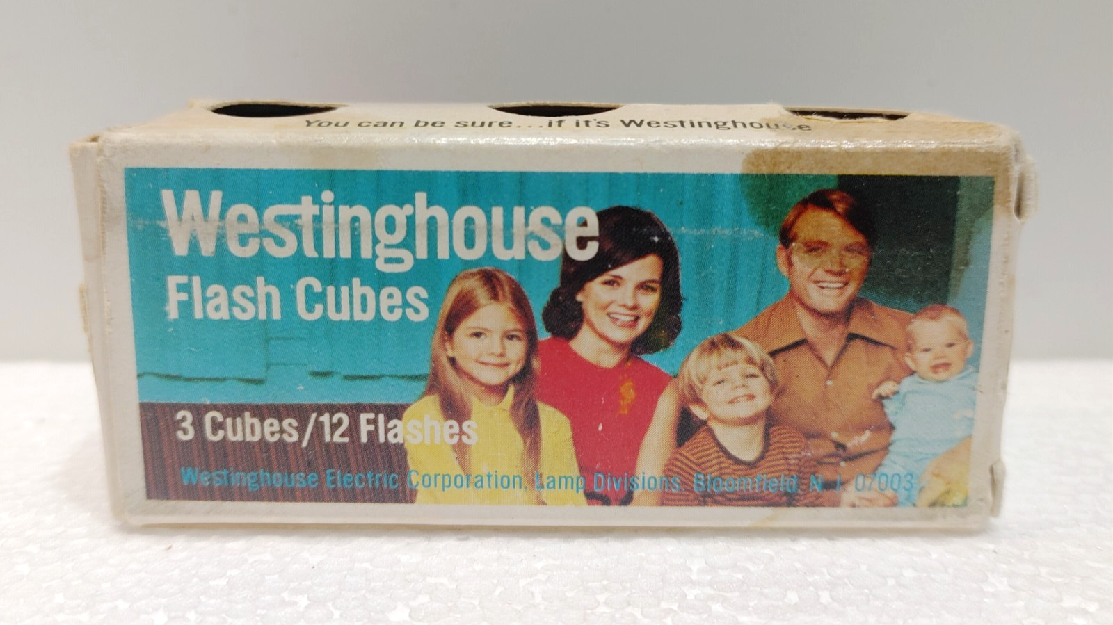 NOS ~ Vintage WESTINGHOUSE Flash Cubes ~ Box of 3 Cubes ~ 12 Flashes ~ Bulbs