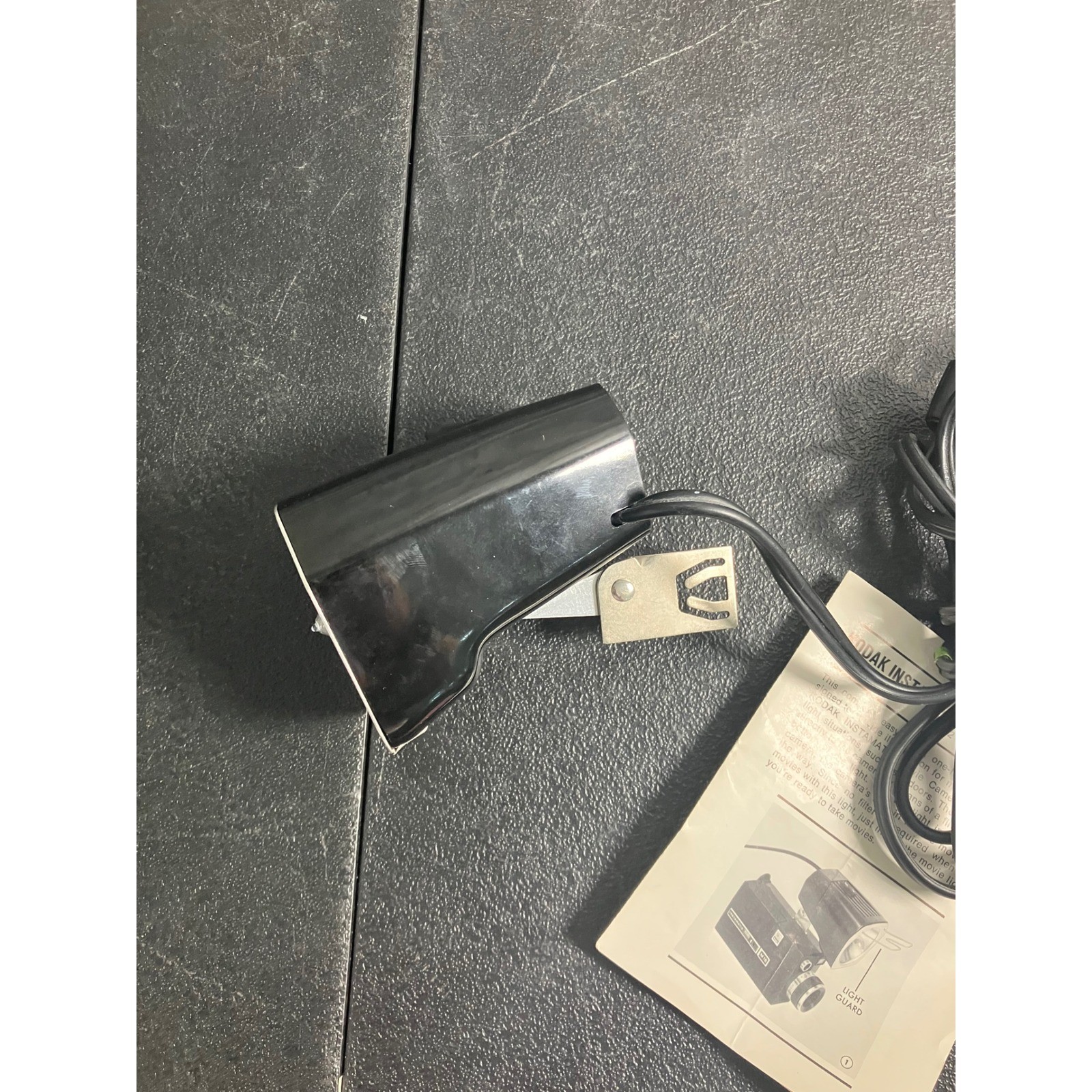 Kodak Instamatic Movie Light Model 2 Vintage Camera Accessory with Manual