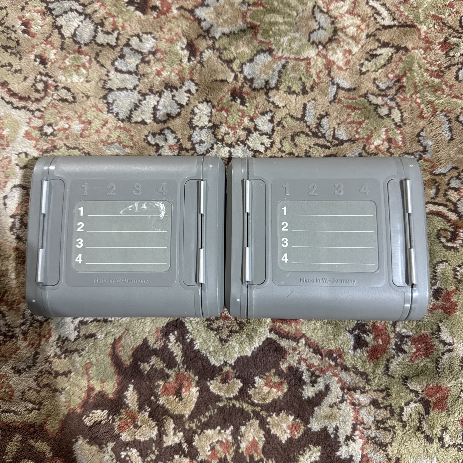 Rowi Film Protec Case for 35mm Film Holds 6 Rolls – Made in W Germany
