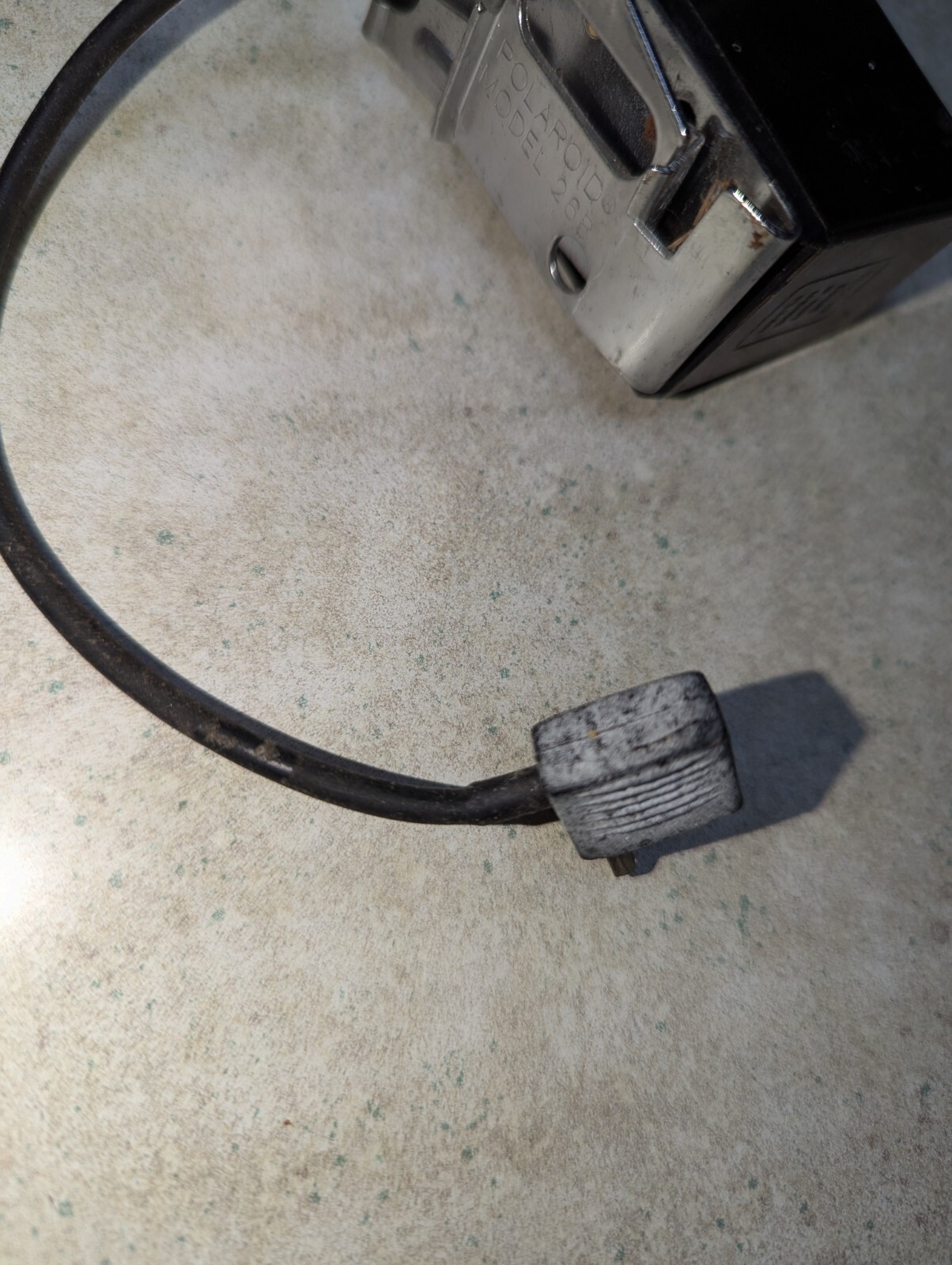 Set Of 2 Vtg Polaroid Model 268 Flash Attachment Blue Filter Plug In,Untested