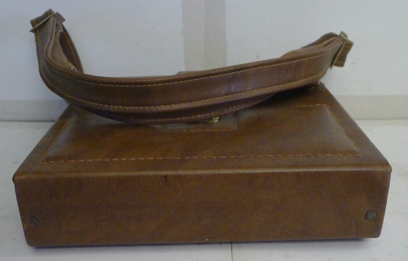 Camera Compartment Tan Case for Polaroid Folding SX-70 Camera & Accessories P73