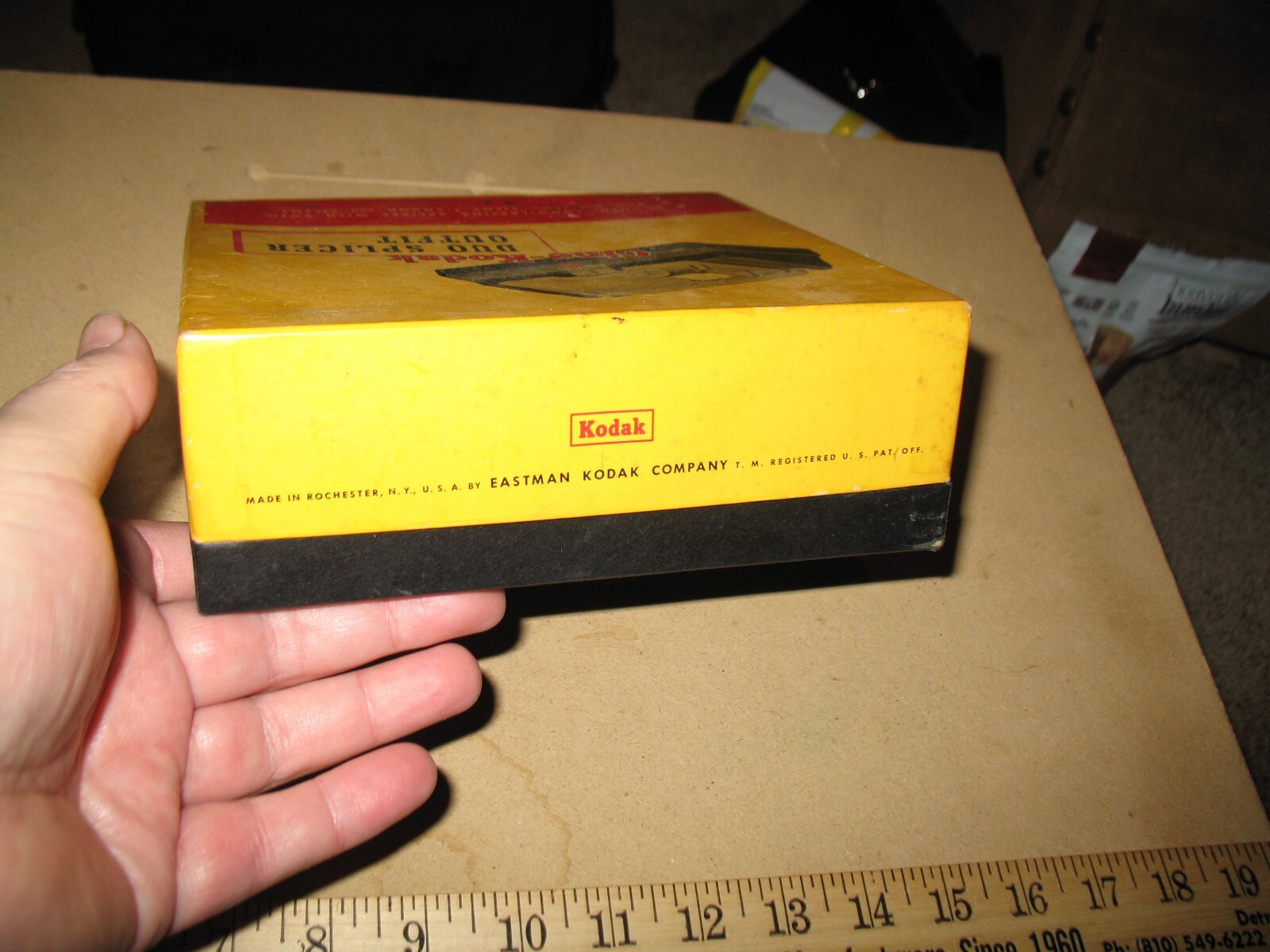 VTG CINE-KODAK DUO SPLICER OUTFIT BOX 8 & 16mm FILM SOUND & SILENT MOVIE CAMERA