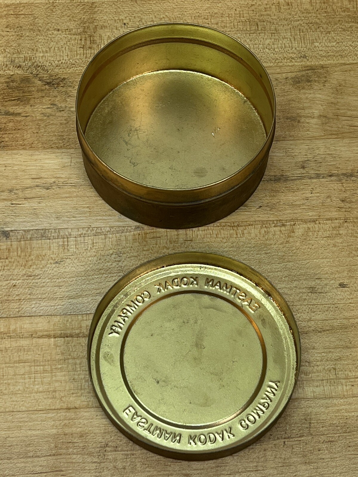 Vintage Eastman Kodak Film Company Canister 3.75″ Reel Storage Tin Advertising