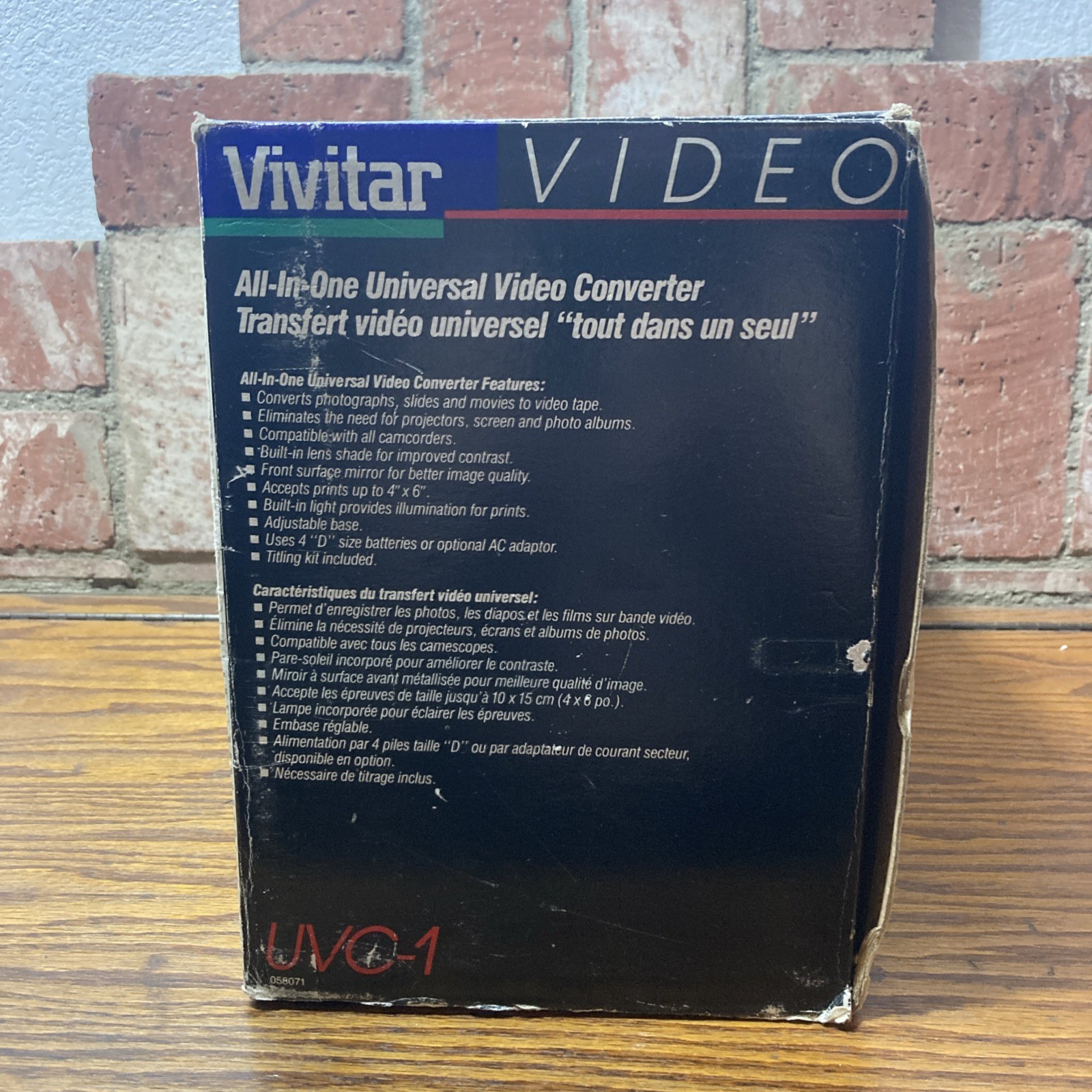 Vivitar UVC-1 Universal Video Converter – Convert Movie Film Slides & Photos