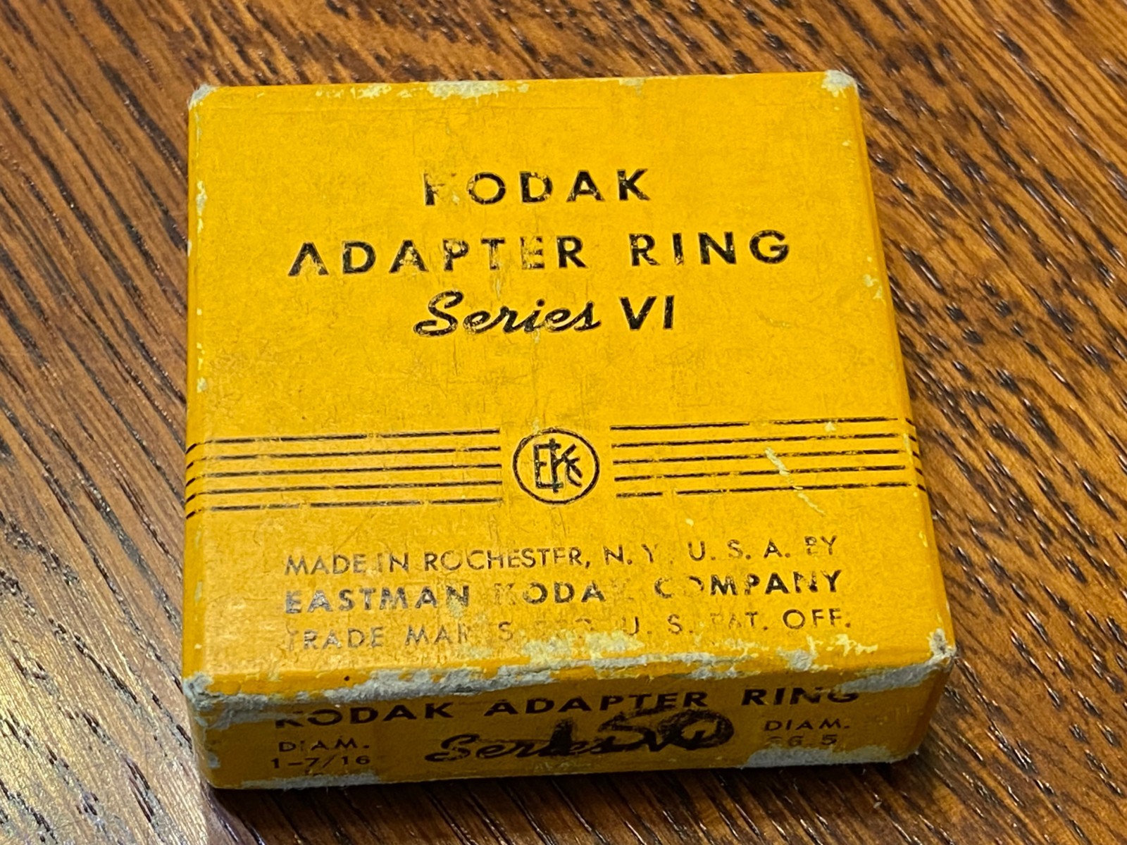 Kodak Series VI Adapter Ring N0. 25 Camera Lens