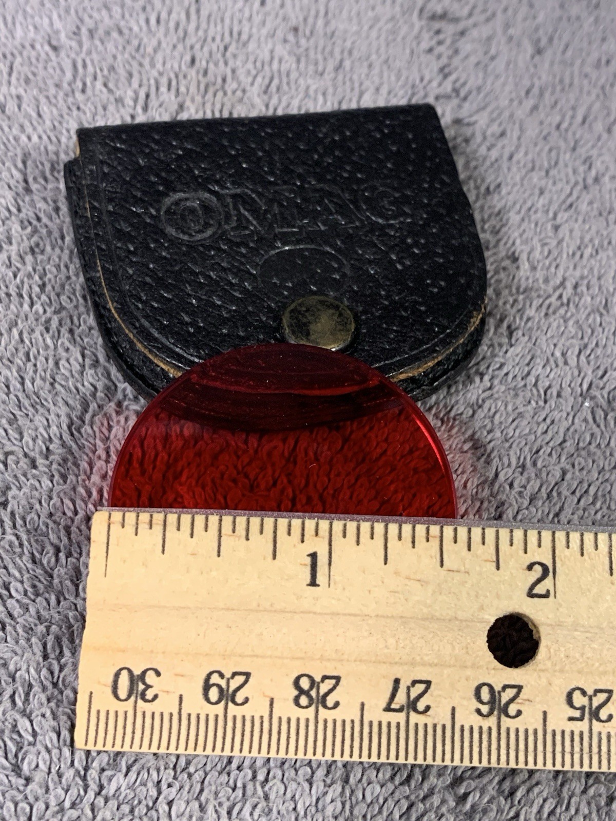 Camera Filters with Pouches OMAG Red And Yellow Drop In Vintage 1950s