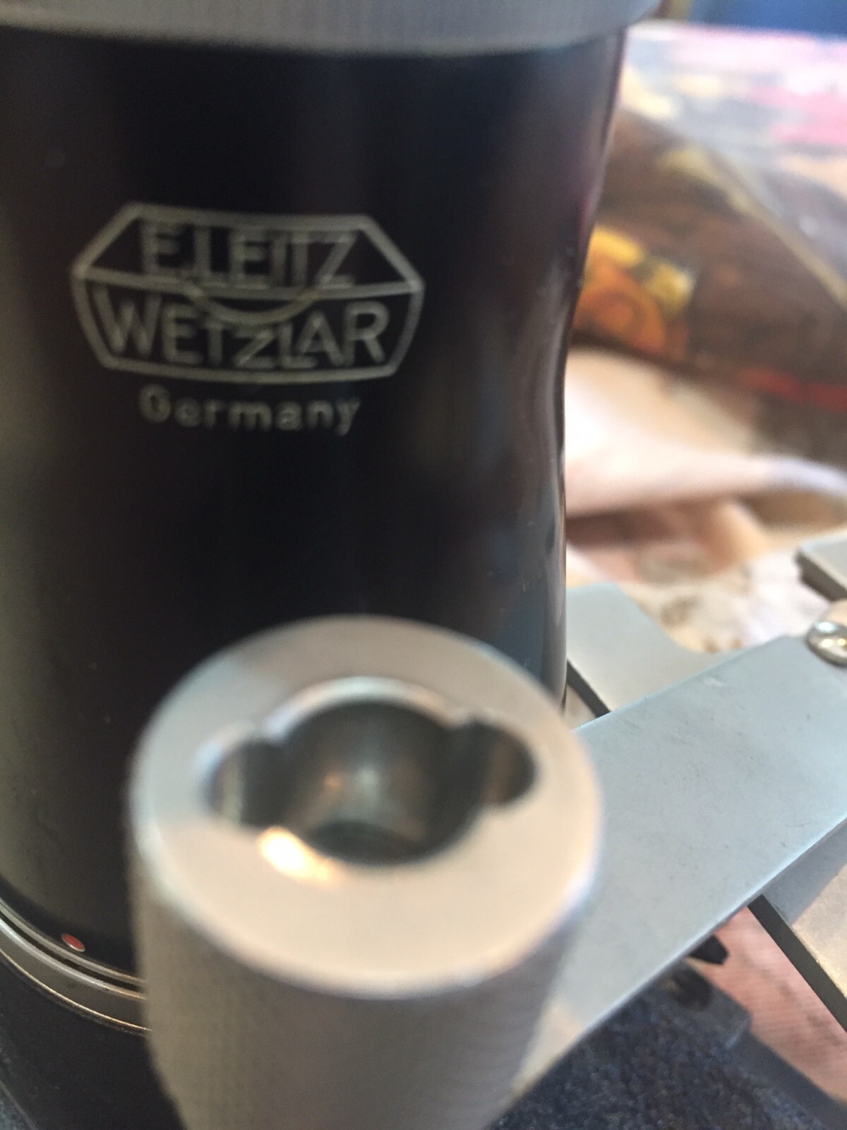 LEITZ LEICA FOCUSING STAGE DEVICE(FULDY) FOR THE SCREW MOUNT CAMERAS w/ACCESS.