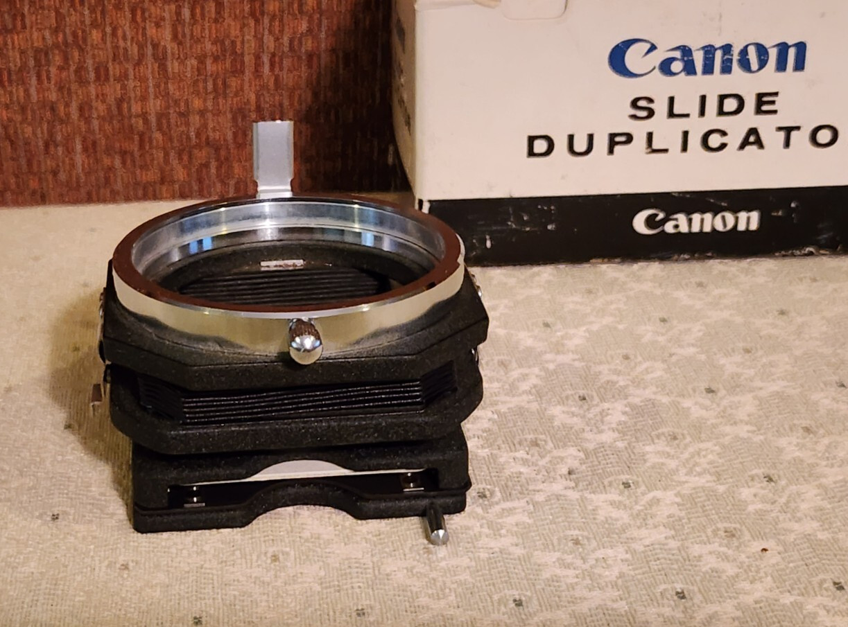 Vintage Canon Slide Duplicator No 55 Mount In Original Box Made In Japan *Read*