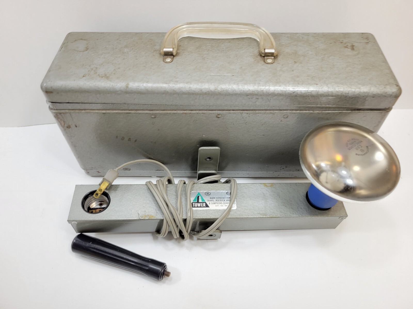 Vintage Sears Tower Flash Flood Light Bar Movie Exposure Flash with Metal Case