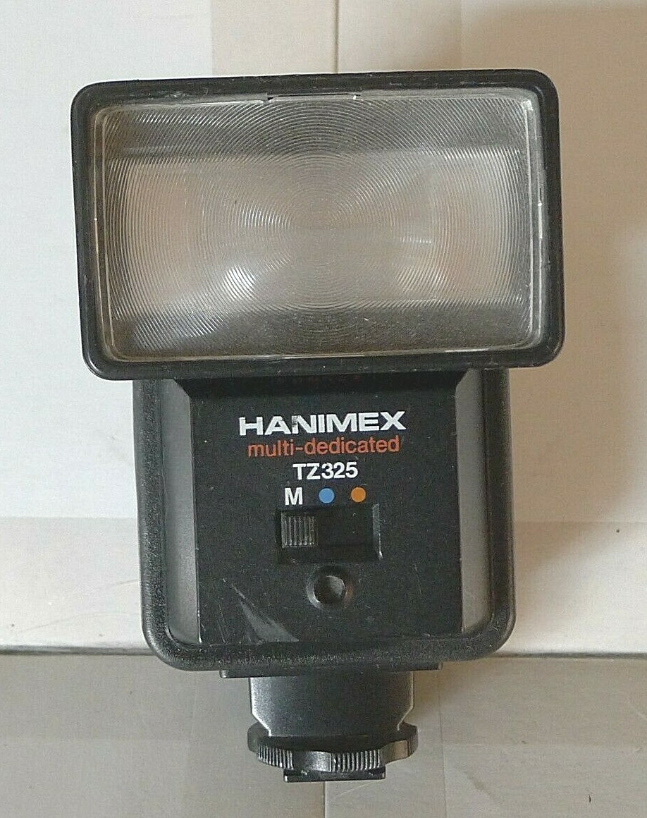 Hanimex Multi-Dedicated TZ325 Hot Shoe Camera Flash – TESTED – HTF Model