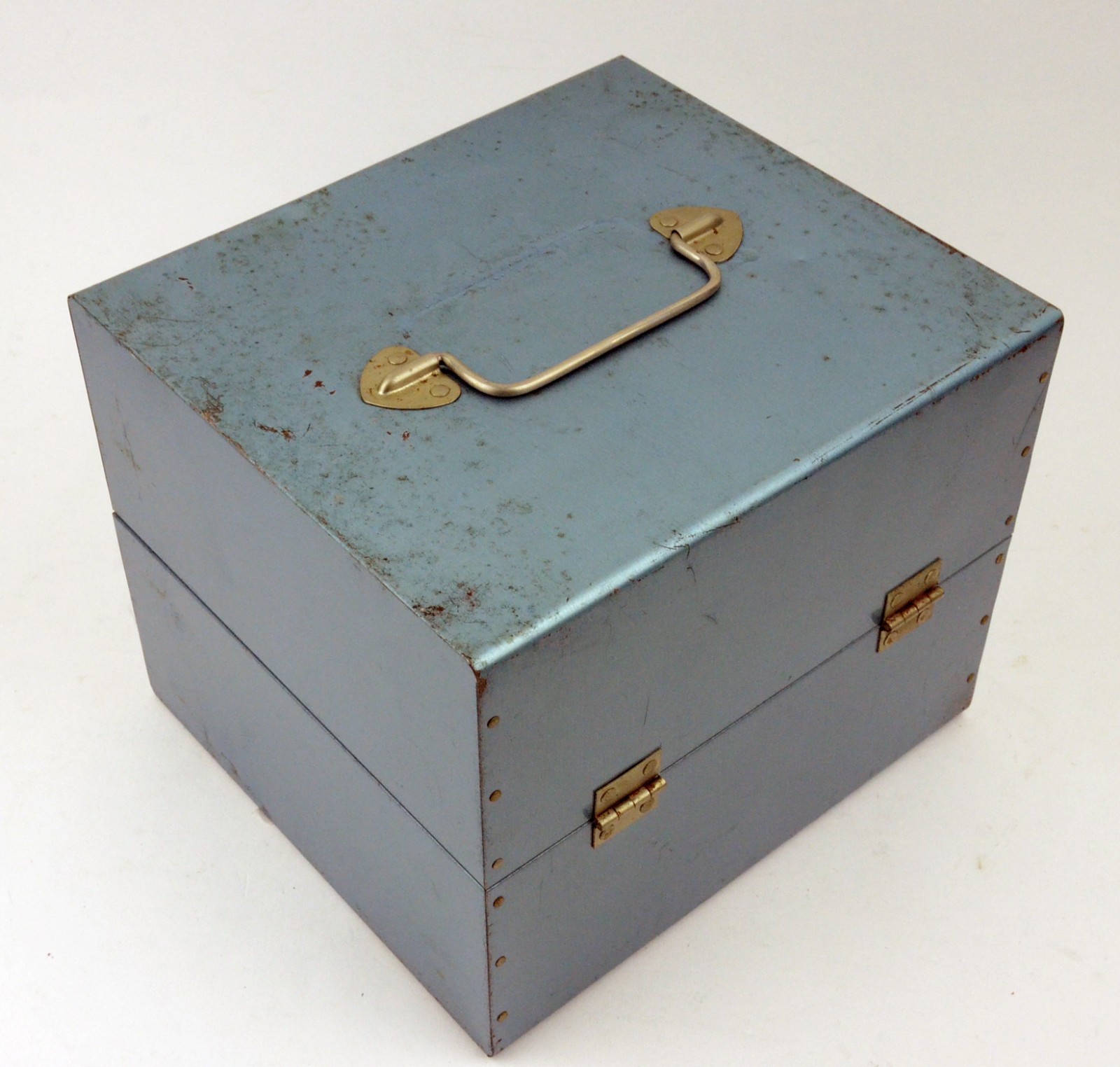 8mm Film Chest Metal Carrying Case 12 Reels