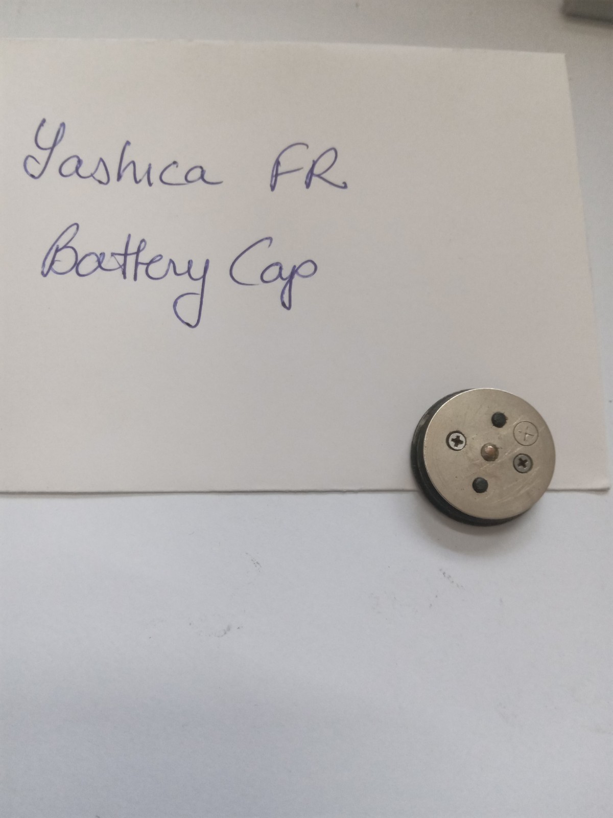 Yashica FR Film SLR Battery Cap Original Used Spare Part