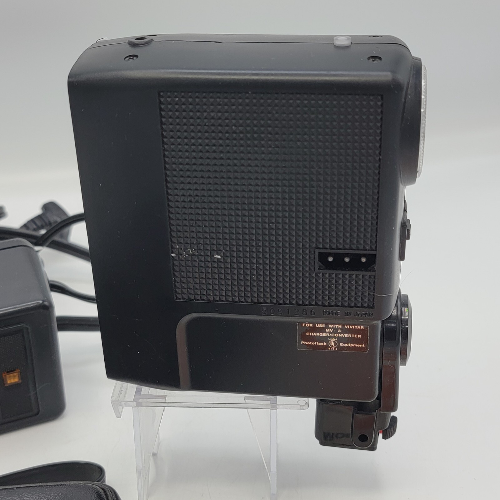 Vivitar Auto Thyristor Model 292 Camera Flash & 120VAC Wall Charger Case Manual