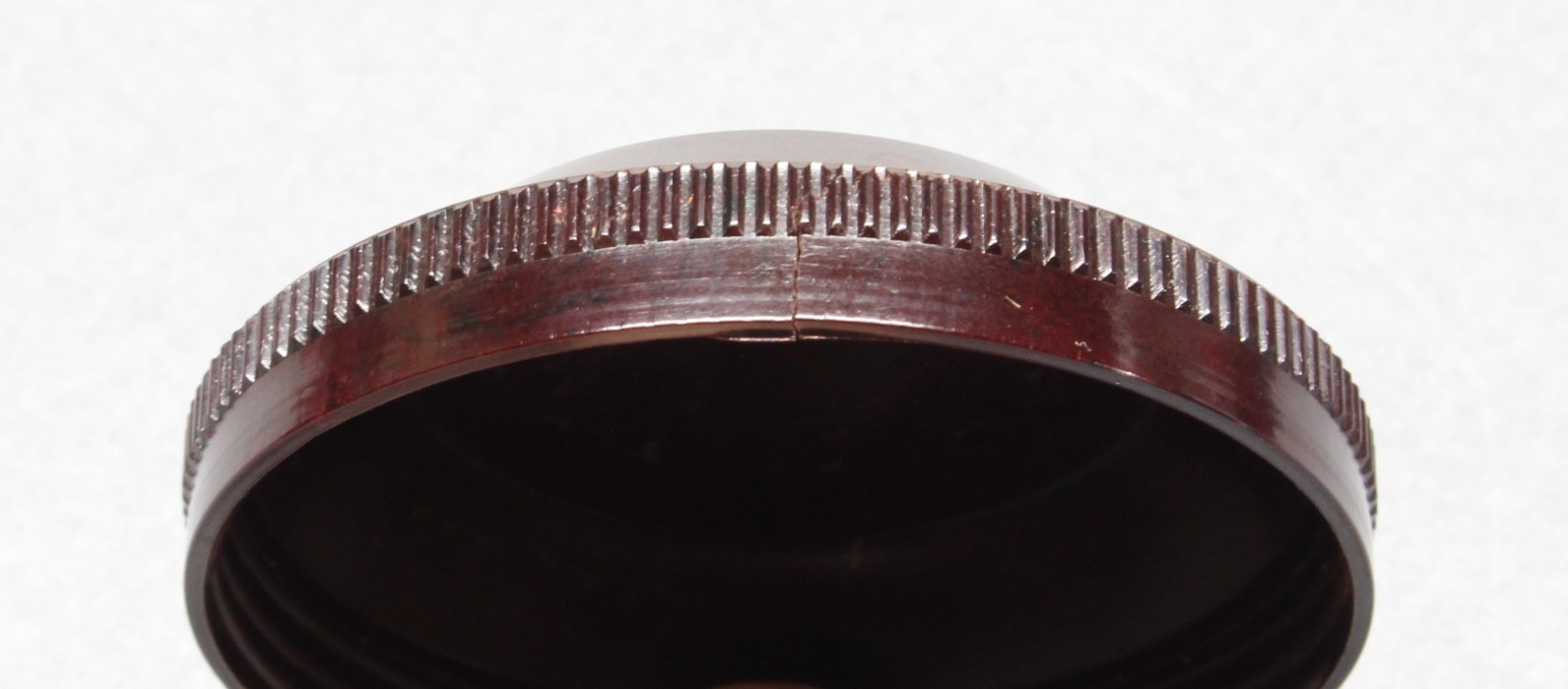 Leitz Wetzlar Dark Brown Bakelite Lens Case for Leica 5cm Elmar or Summar