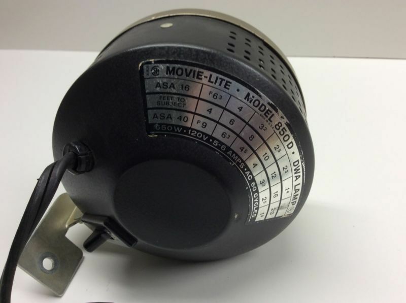 Vintage GE Movie-Lite Model 850 D DWA Lamp Home Movies Works Very Bright 650W A2