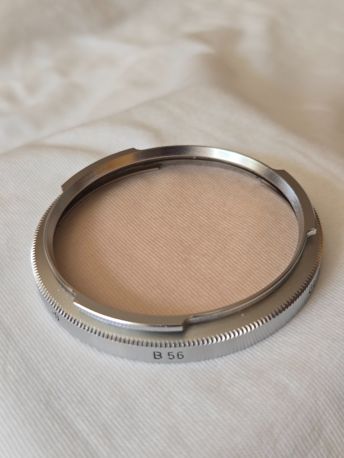 Orig. Zeiss Ikon B56 ( Ikolor C 1x -0) Color Filter for Contarex Lens Chrome