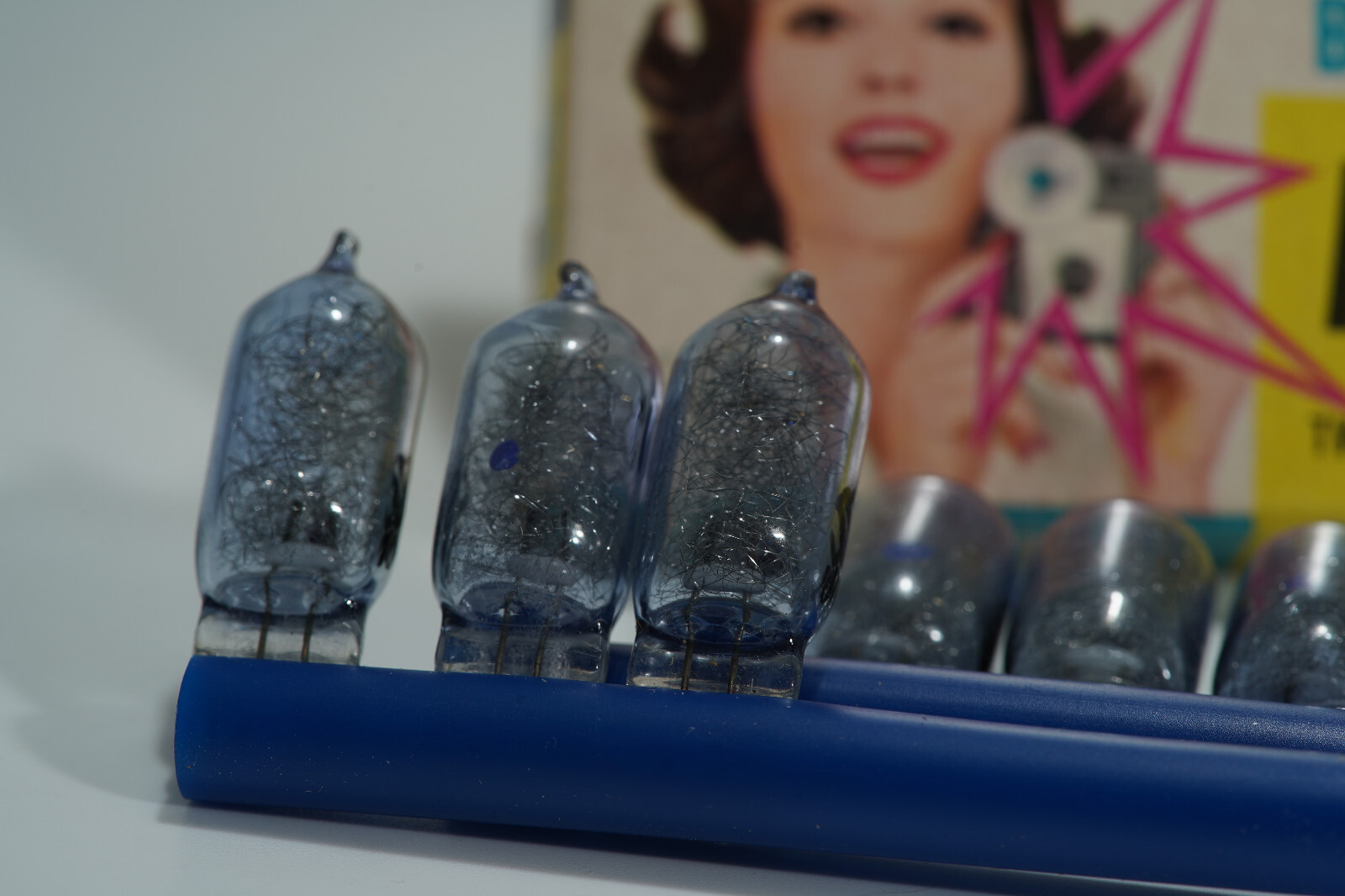 Vintage Sylvania Flashbulbs Blue Dot # AG1B 6 Bulbs in Package New in Box