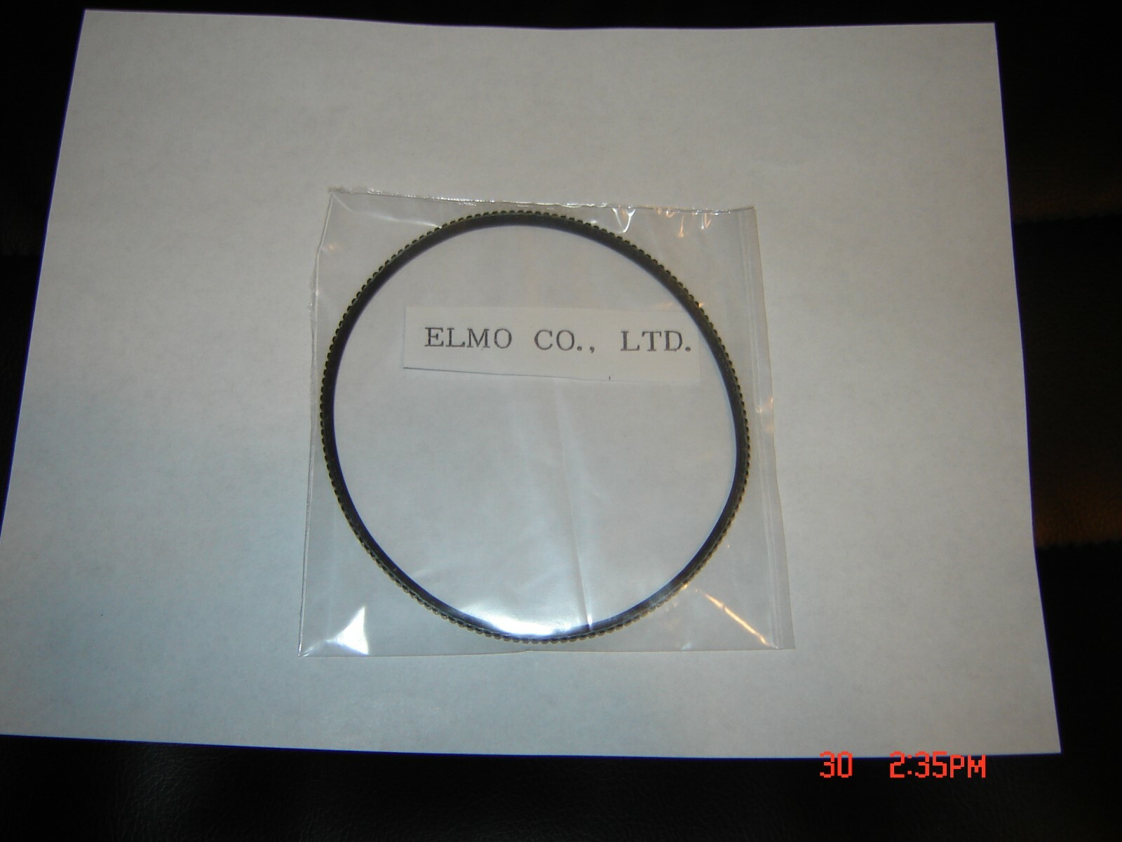 Elmo DM-16 Projector Belt , V Motor Belt for DM-16,16mm Elmo Projector, New Belt