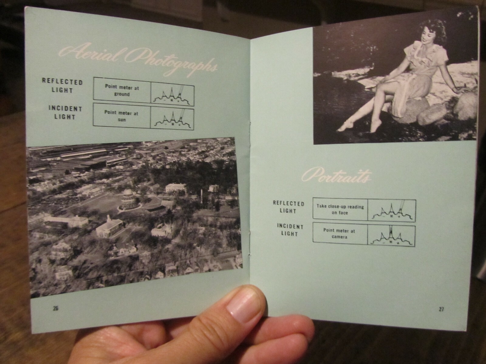 GE Exposure Meter PR-1 Manual Original 1948 Camera Book