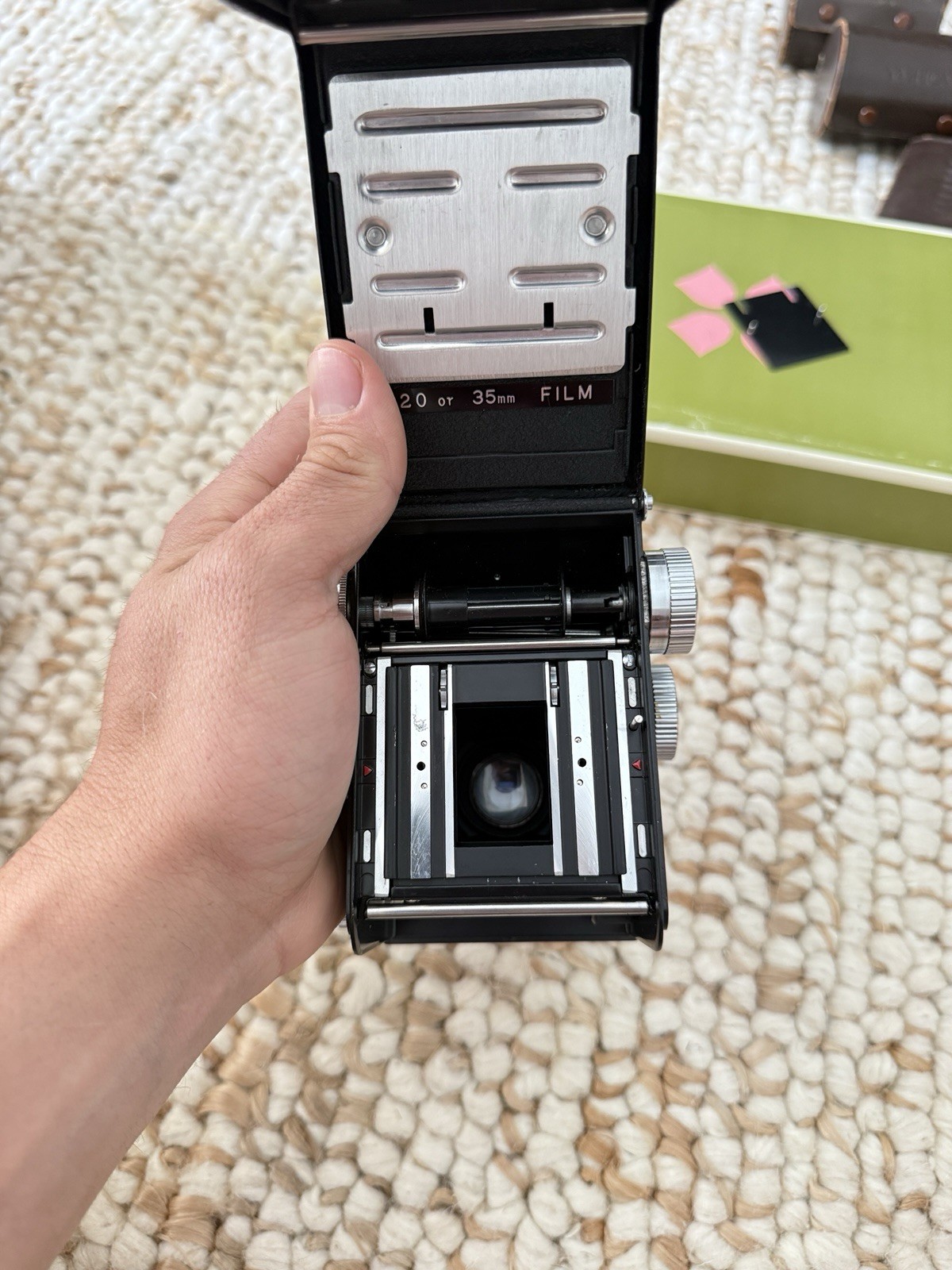 Yashica 635 Dual Format 120 35mm TLR Camera With Lenses