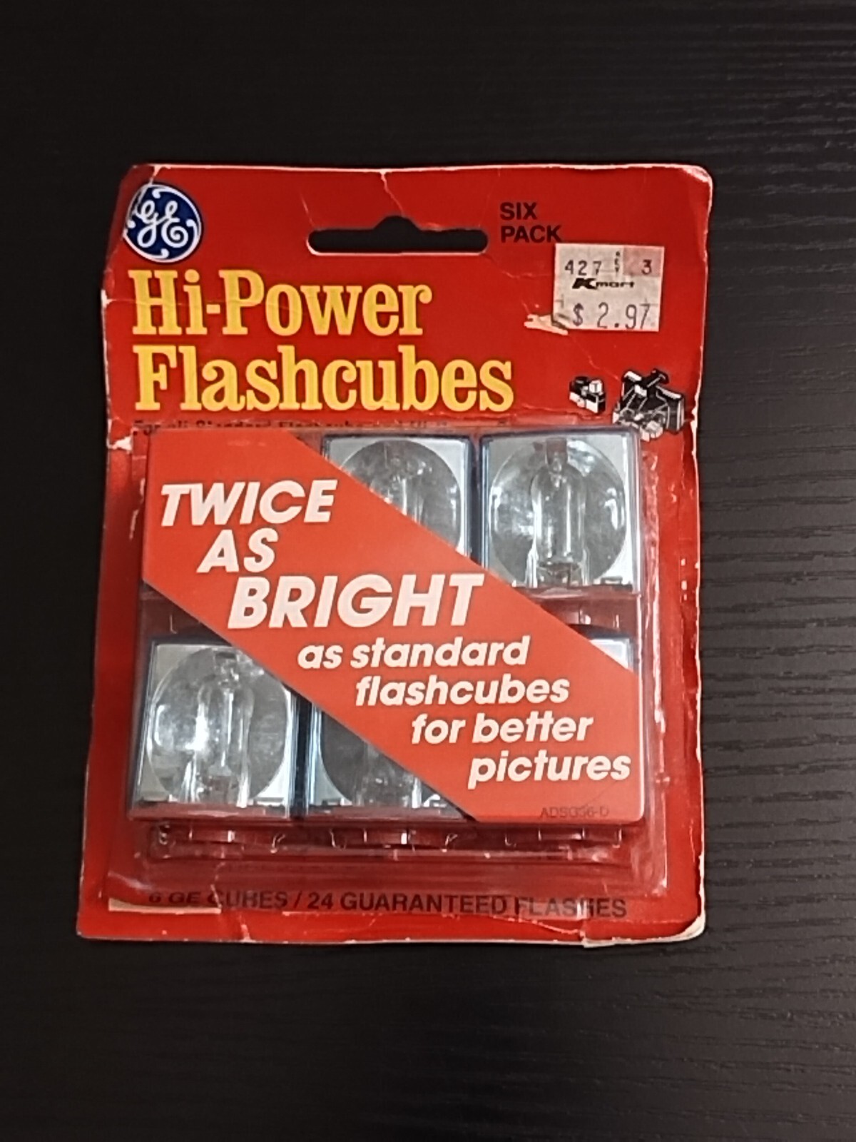 Vintage GE General Electric Flashcubes Flash Cubes 6-Pack Hi-Power
